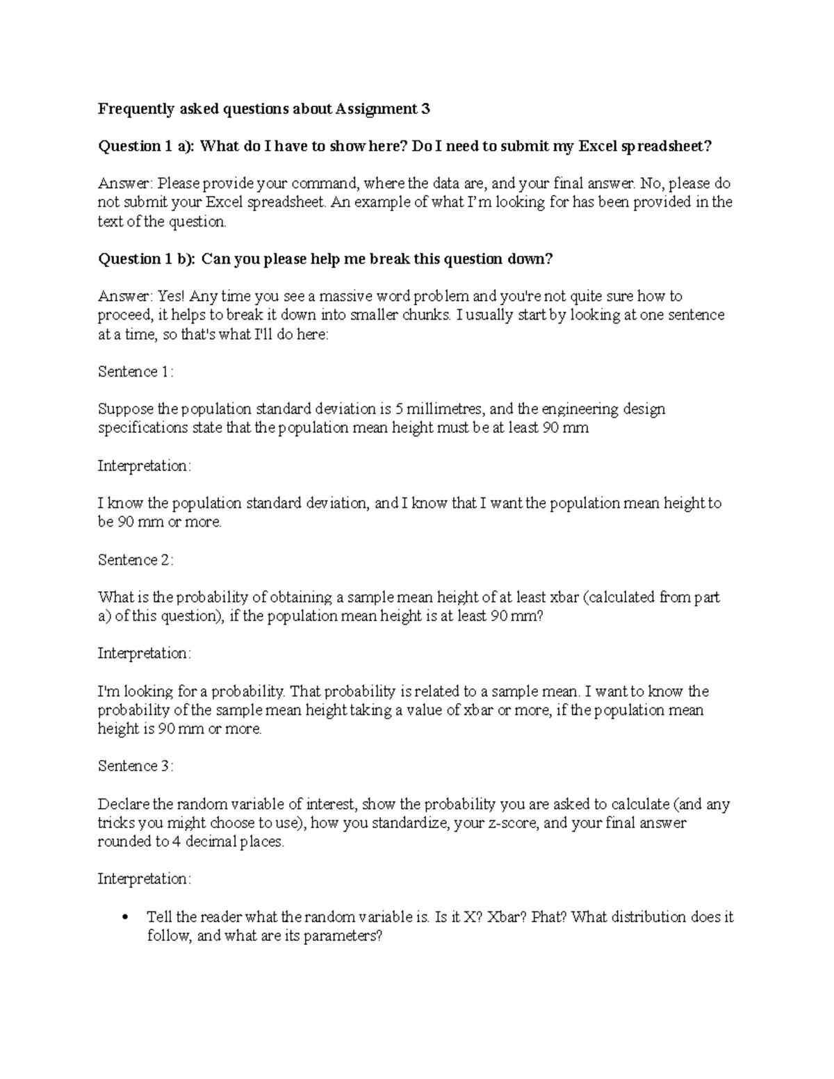 FAQ A3 - Frequently Asked Questions for A3 - Frequently asked questions ...