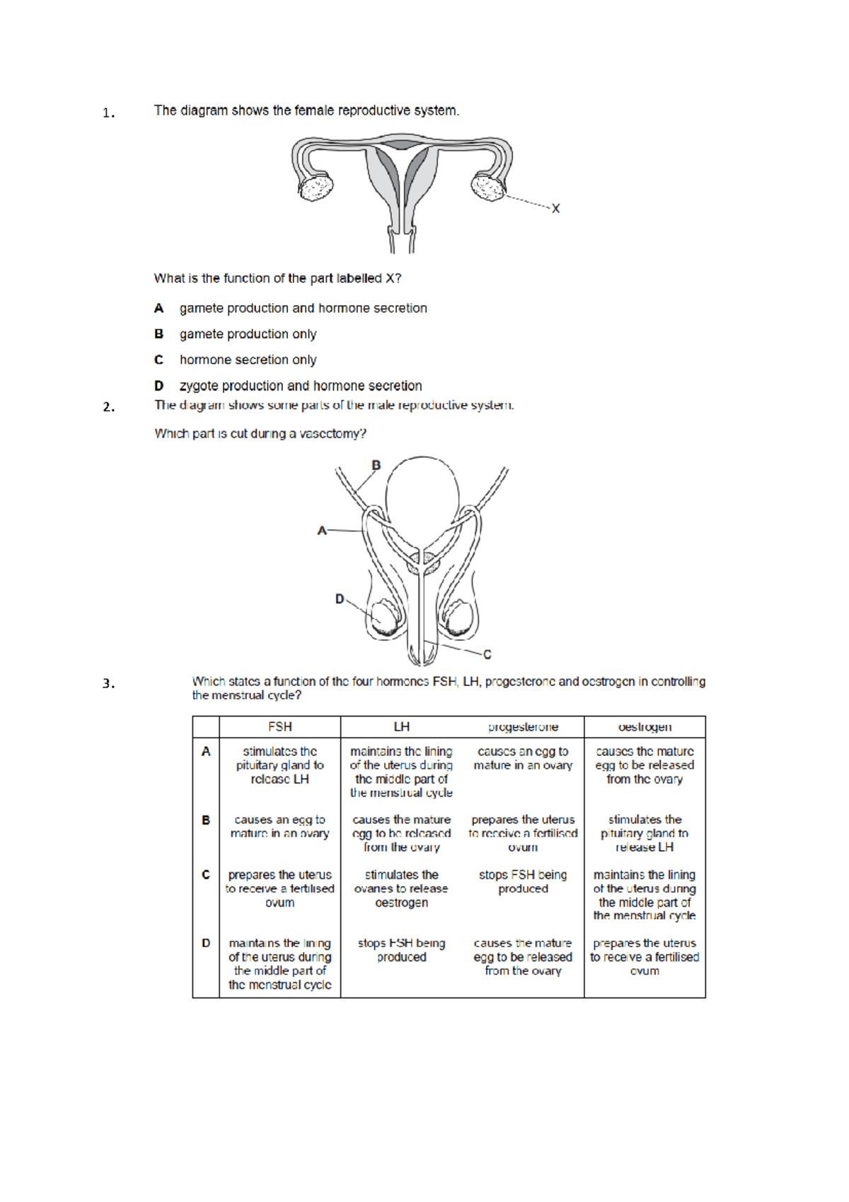 Practice Question Papers - Science Education - 2. - Studocu