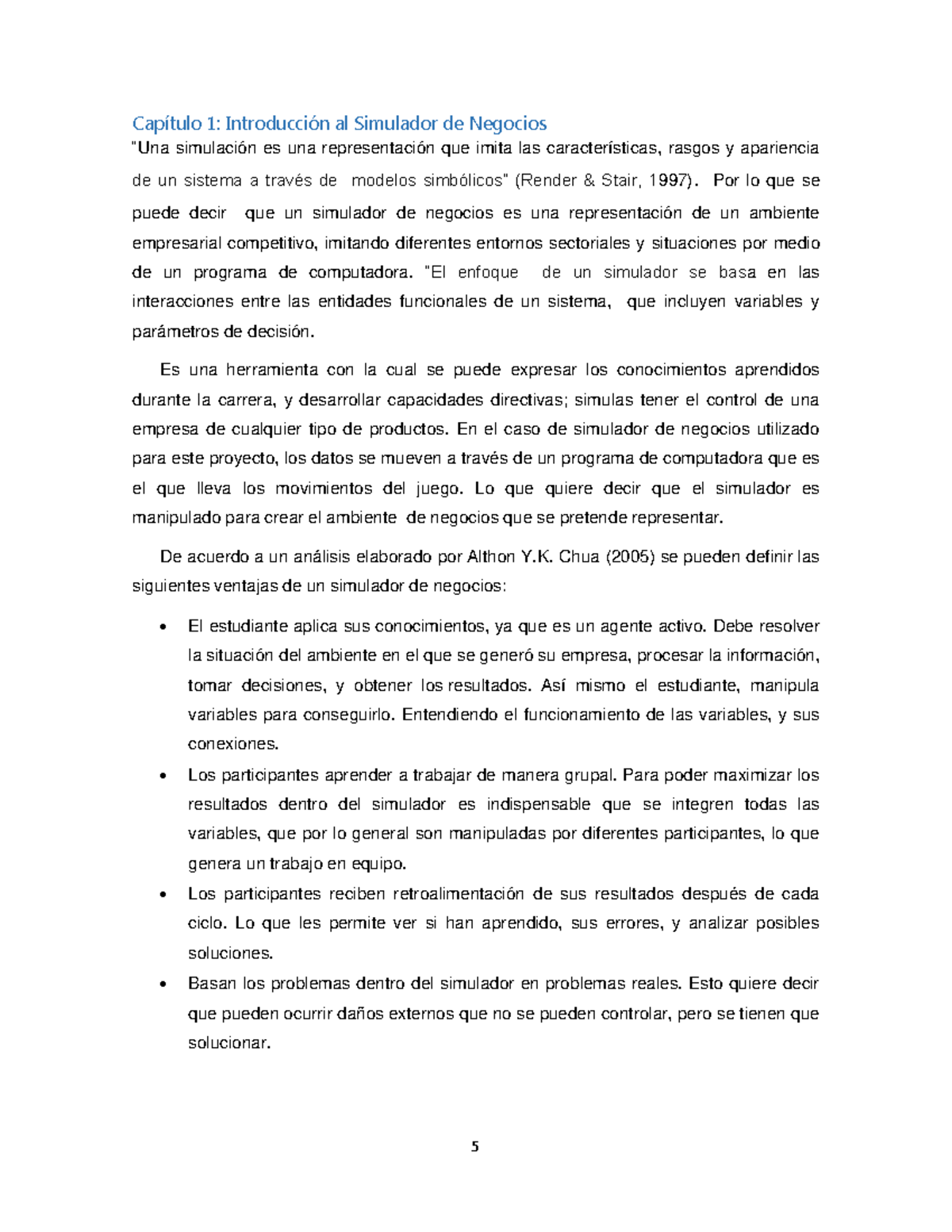 Capitulo 1 Apuntes De Ayuda Capítulo 1 Introducción Al Simulador De Negocios “una 4189