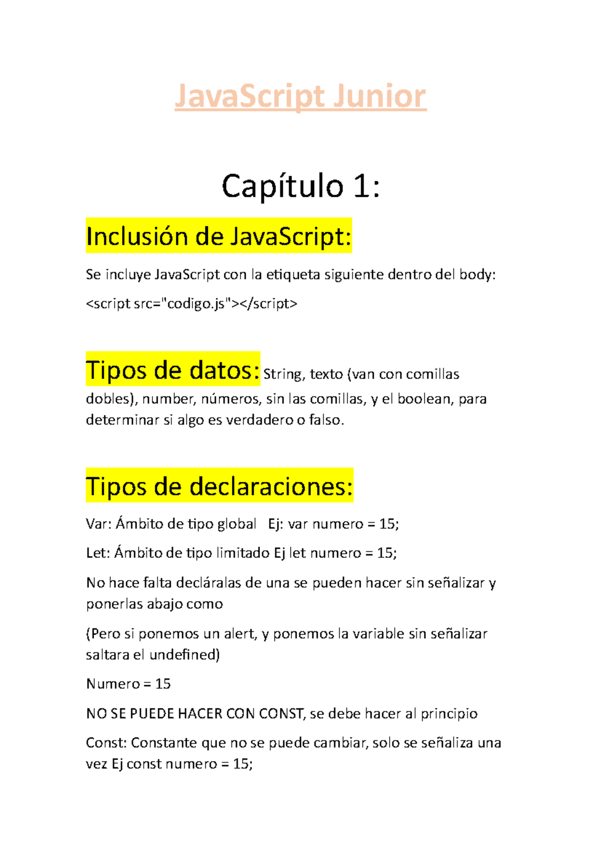 JavaScript - Junior - Desarrollo o programacion web - JavaScript Junior ...