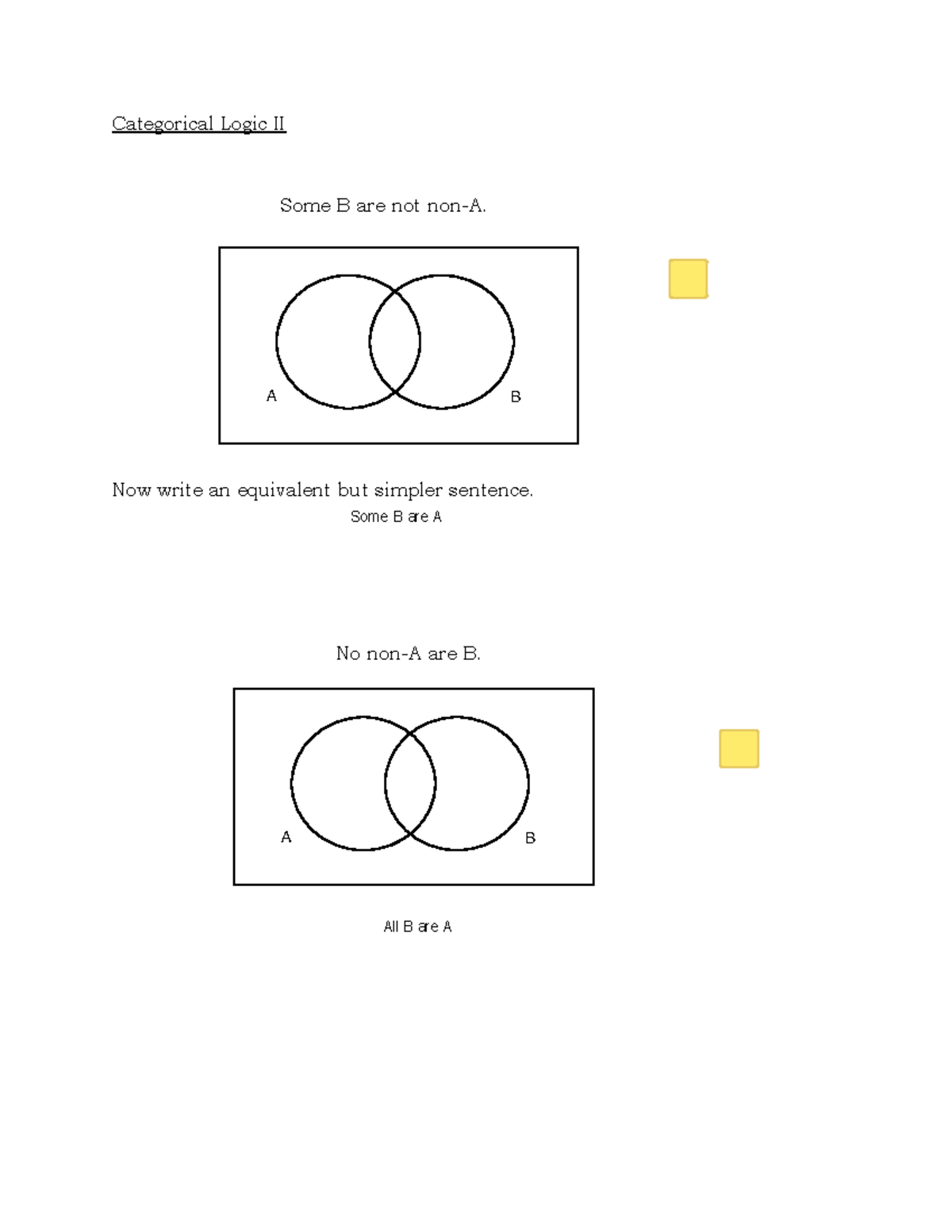 categorical logic in critical thinking