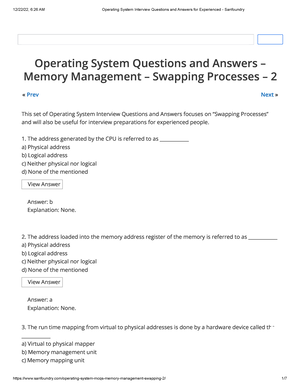 1-1 - It Is Good - 18:43, 21/12/2022 Basic Operating System MCQs ...