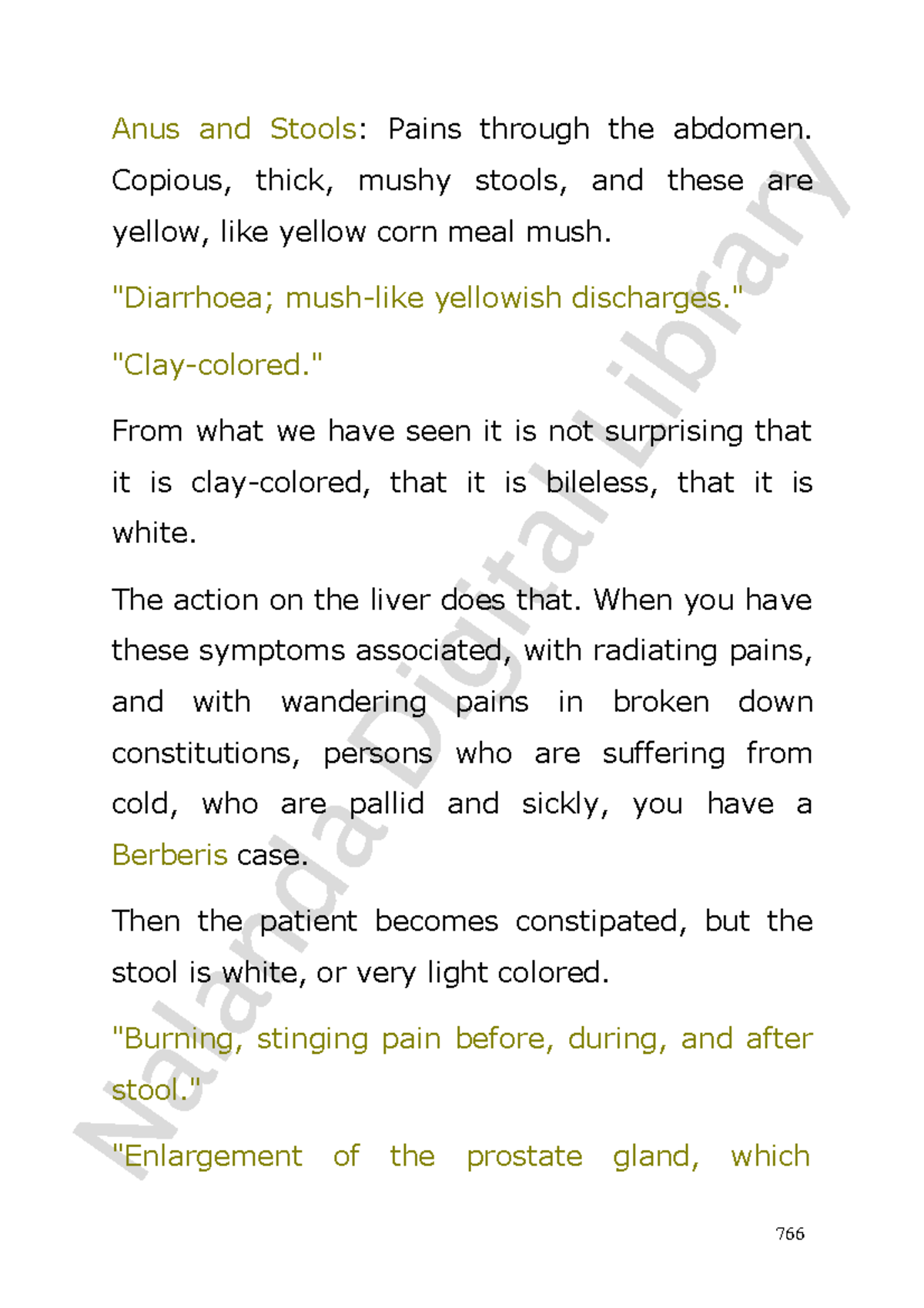 Homeopathic (51) - Anus and Stools: Pains through the abdomen. Copious ...