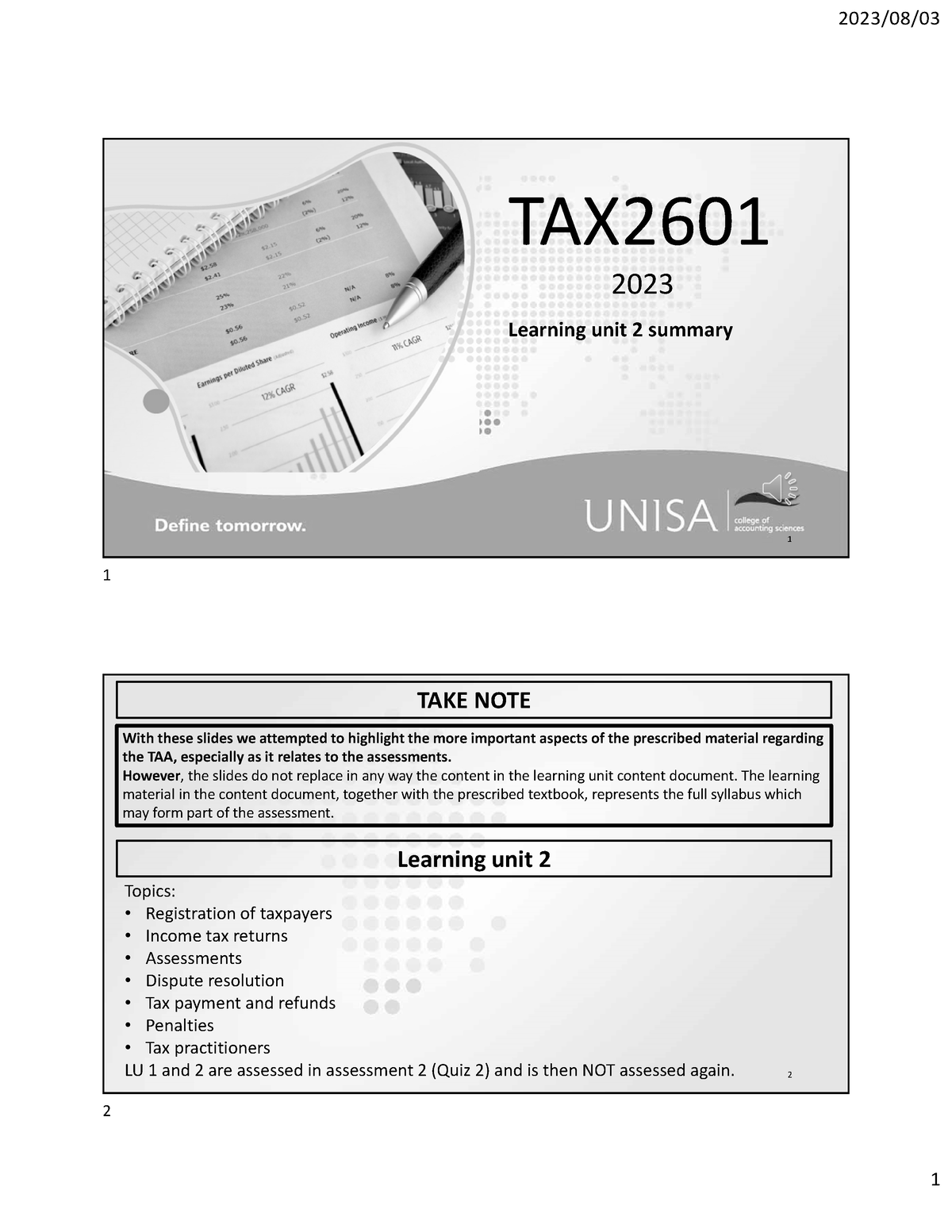tax2601 assignment 5 semester 2 2023