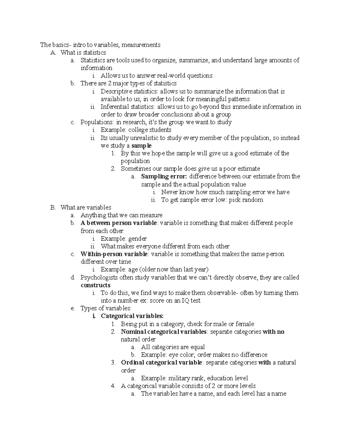 Psyc 212- Notes - Lecture with professor Kukucka for the entire ...