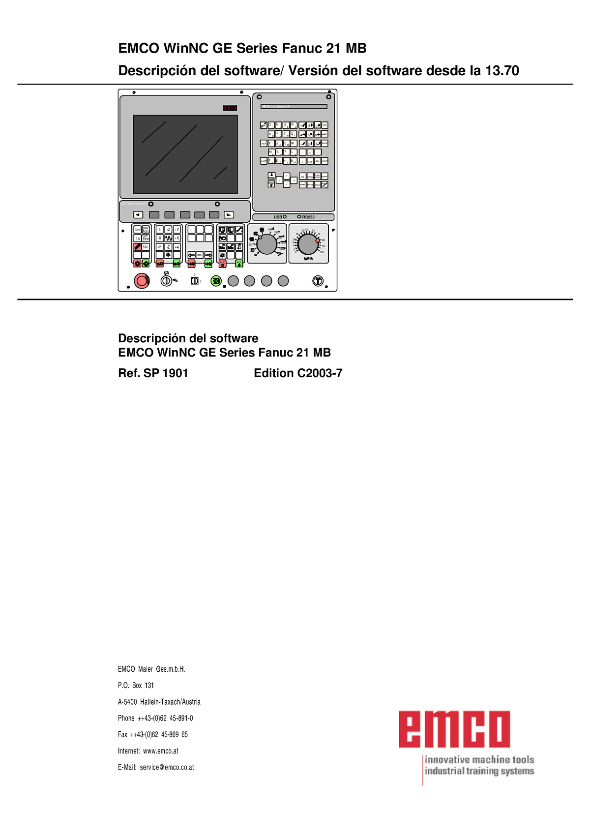 Fanuc 21MB SP C - Aaaaaaaaaaaaaaaaaaaaaaa - Descripción Del Software ...