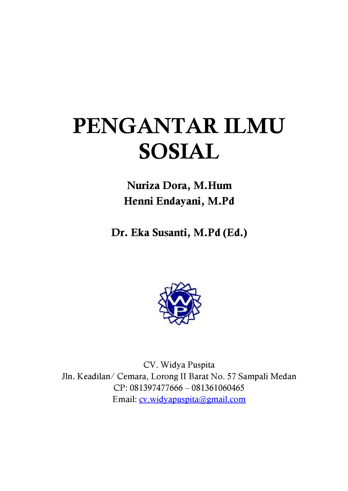 Materi Pembelajaran - Pengantar Ilmu Sosial 3 Vol (1)-1 - PENGANTAR ...