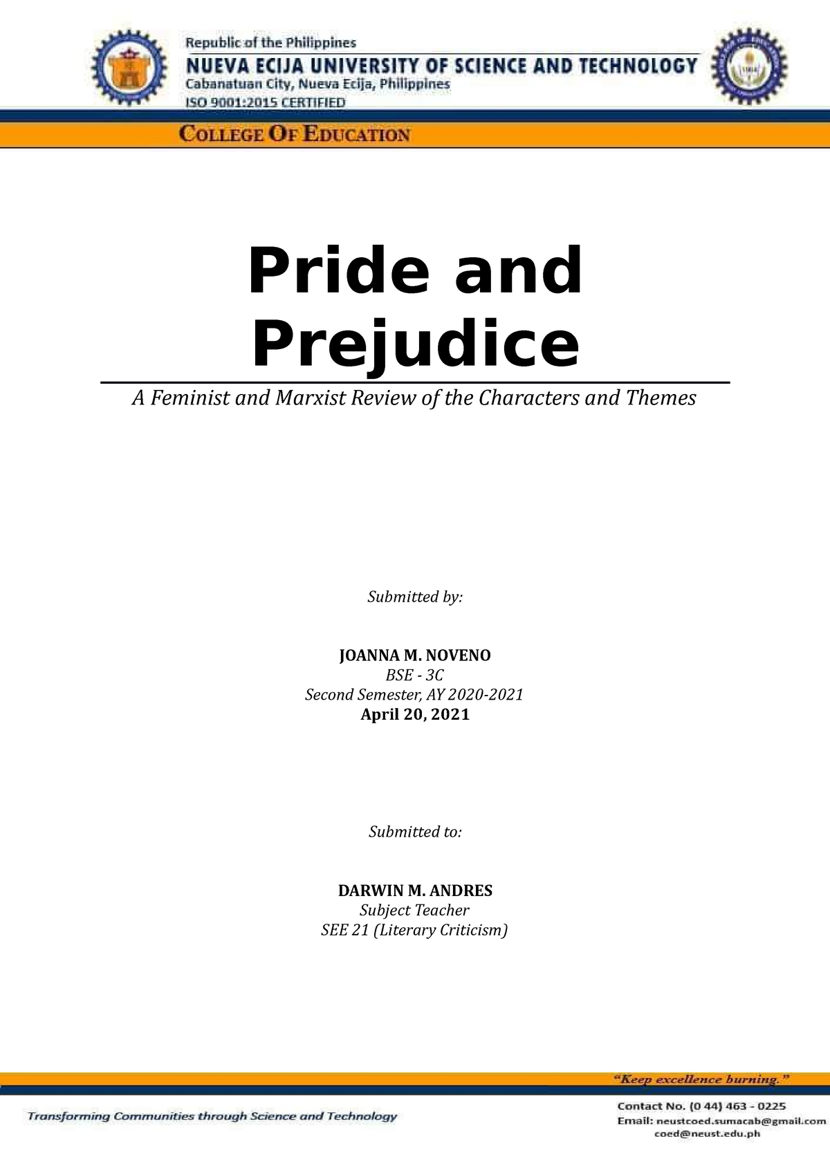 marxist theory pride and prejudice