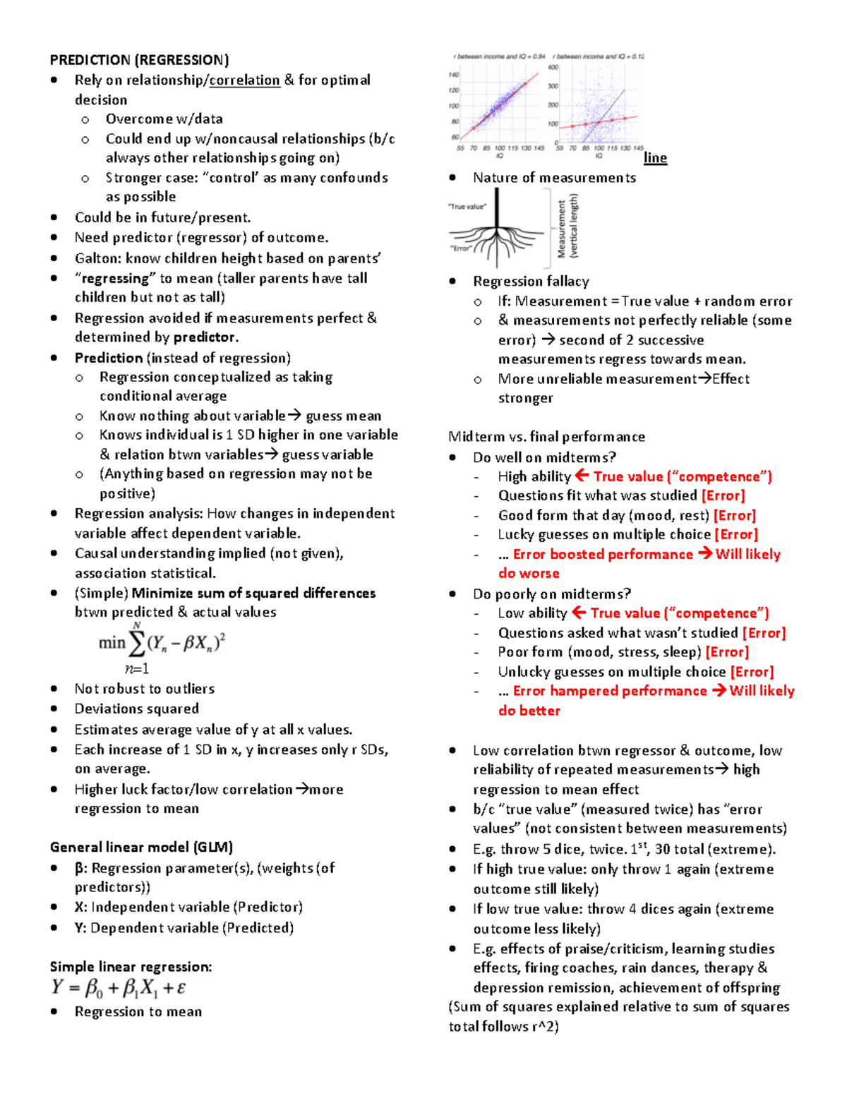 Adv Stats Notes 9 - Warning: TT: undefined function: 32 PREDICTION ...