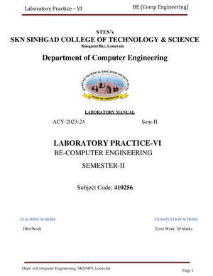 Computer Engineering - Syllabus2019 - SPPU - Studocu