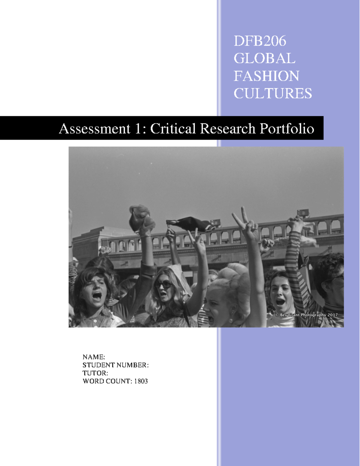 Global Fashion Cultures: Critical Research Portfolio - Studocu
