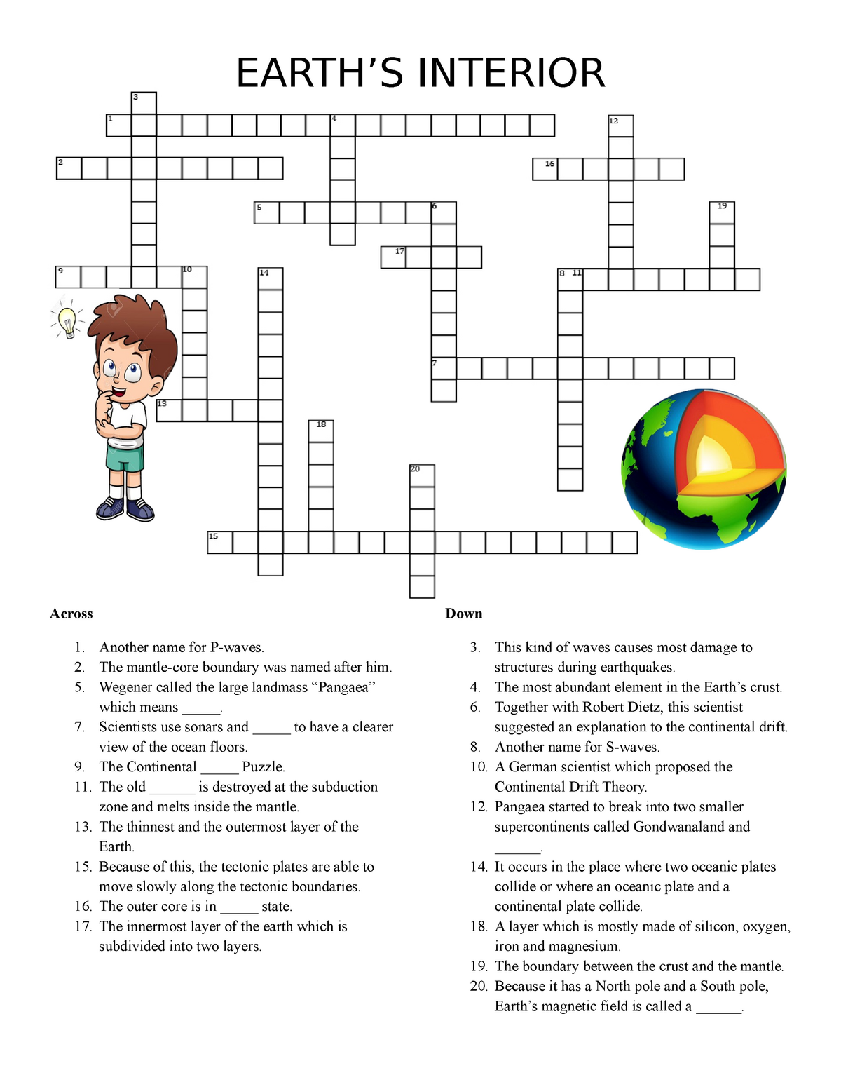 Final Crossword True or False 1 Income form business is a passive