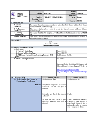 TLE ICT Melcs - GRADE LEVEL: 7/ SUBJECT: TECHNOLOGY AND LIVELIHOOD ...