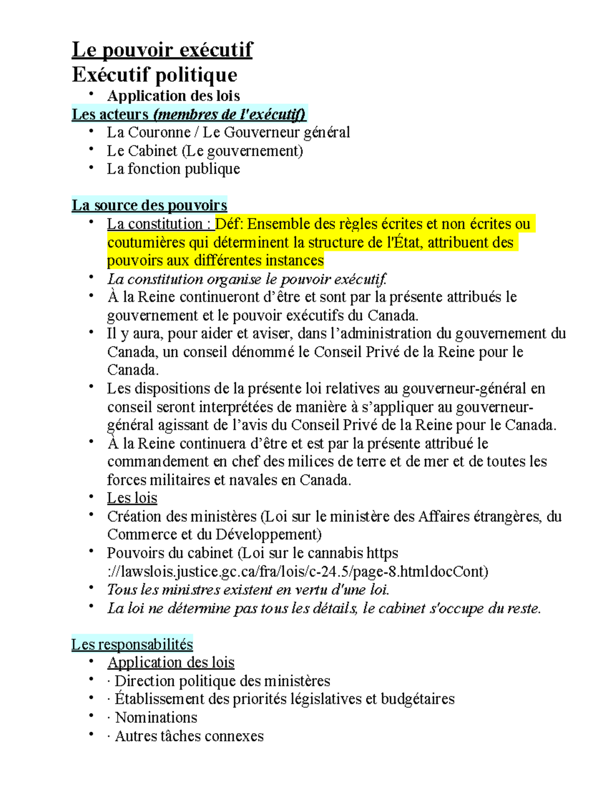 POL101 notes de cours - POL101 - USherbrooke - StuDocu