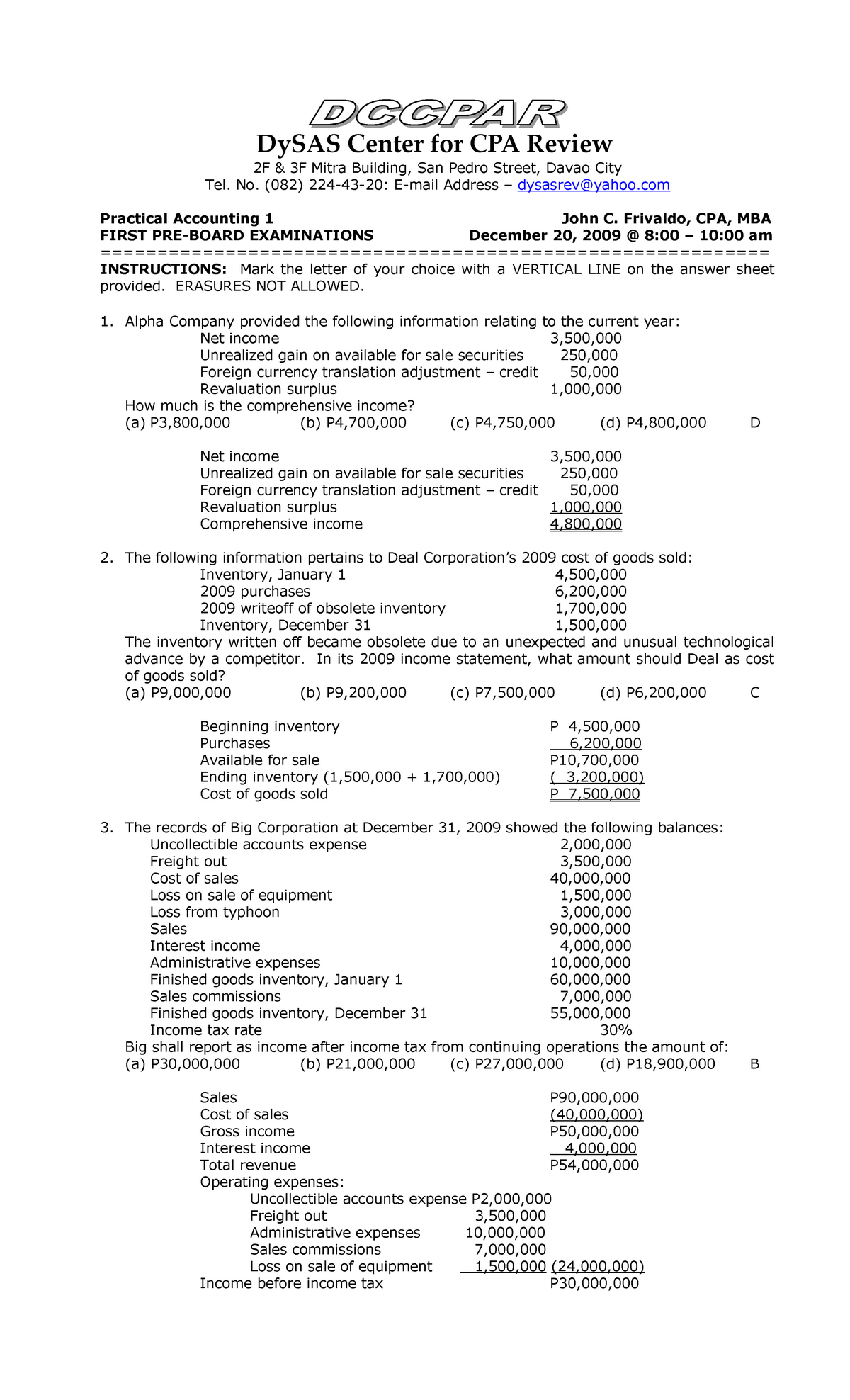 batch-19-1st-preboard-p1-dysas-center-for-cpa-review-2f-3f-mitra