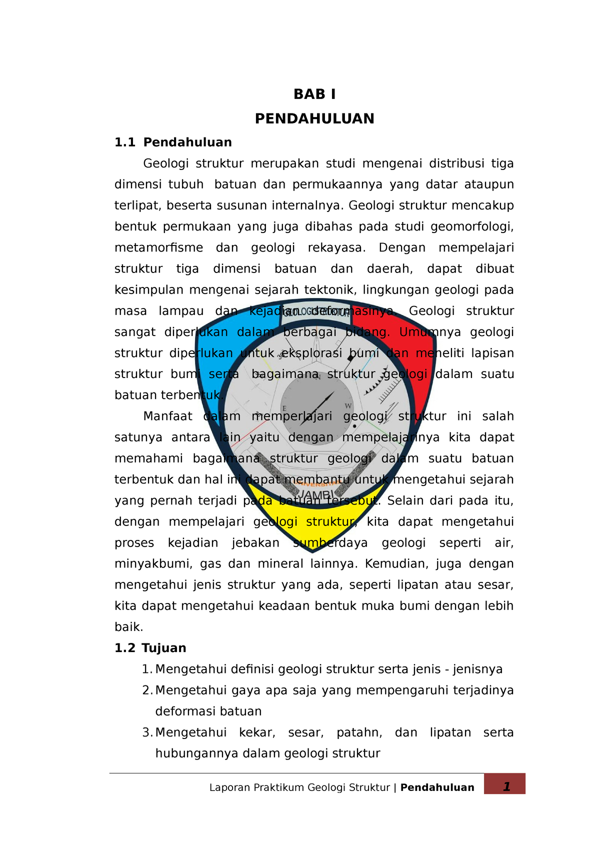 Gs Pendahuluan Fix - Pengenalan Geologi Struktur - BAB I PENDAHULUAN 1 ...