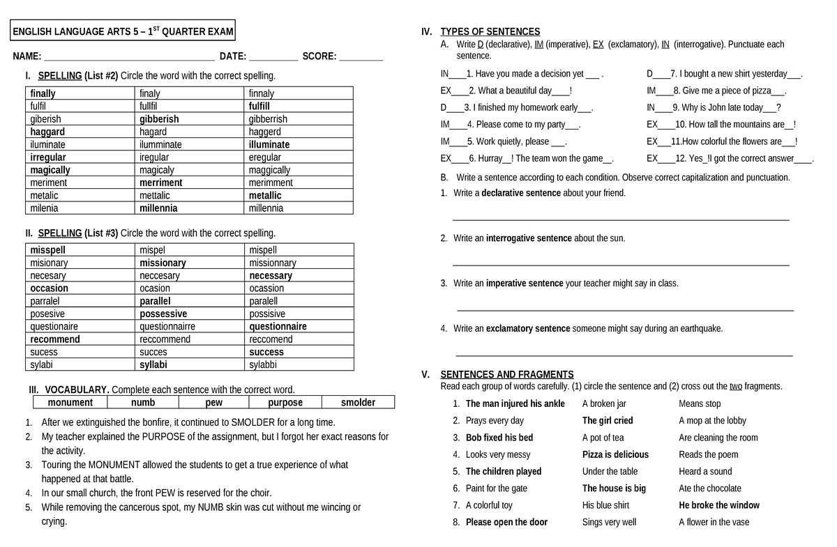 grade-5-english-exam1-answer-key-english-language-arts-5-1st