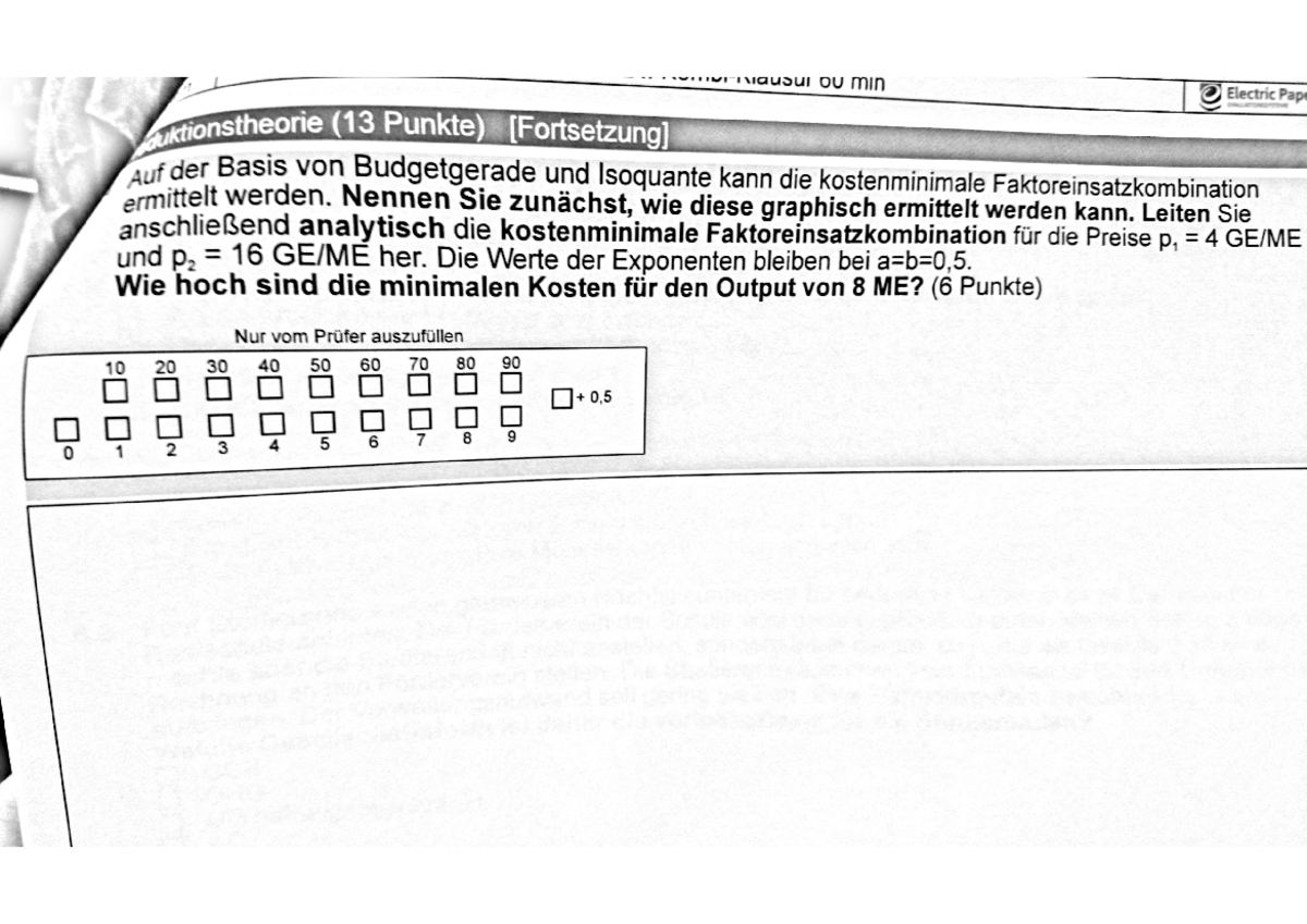 Klausur SS 2016 - Einführung In Die BWL I + II - Studocu