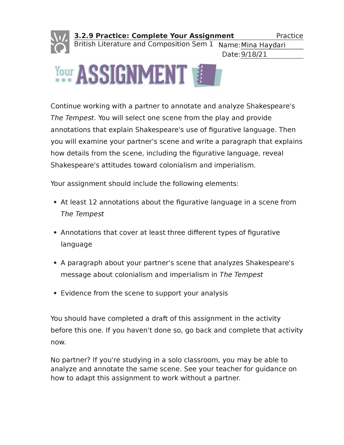 management in practice assignment 3