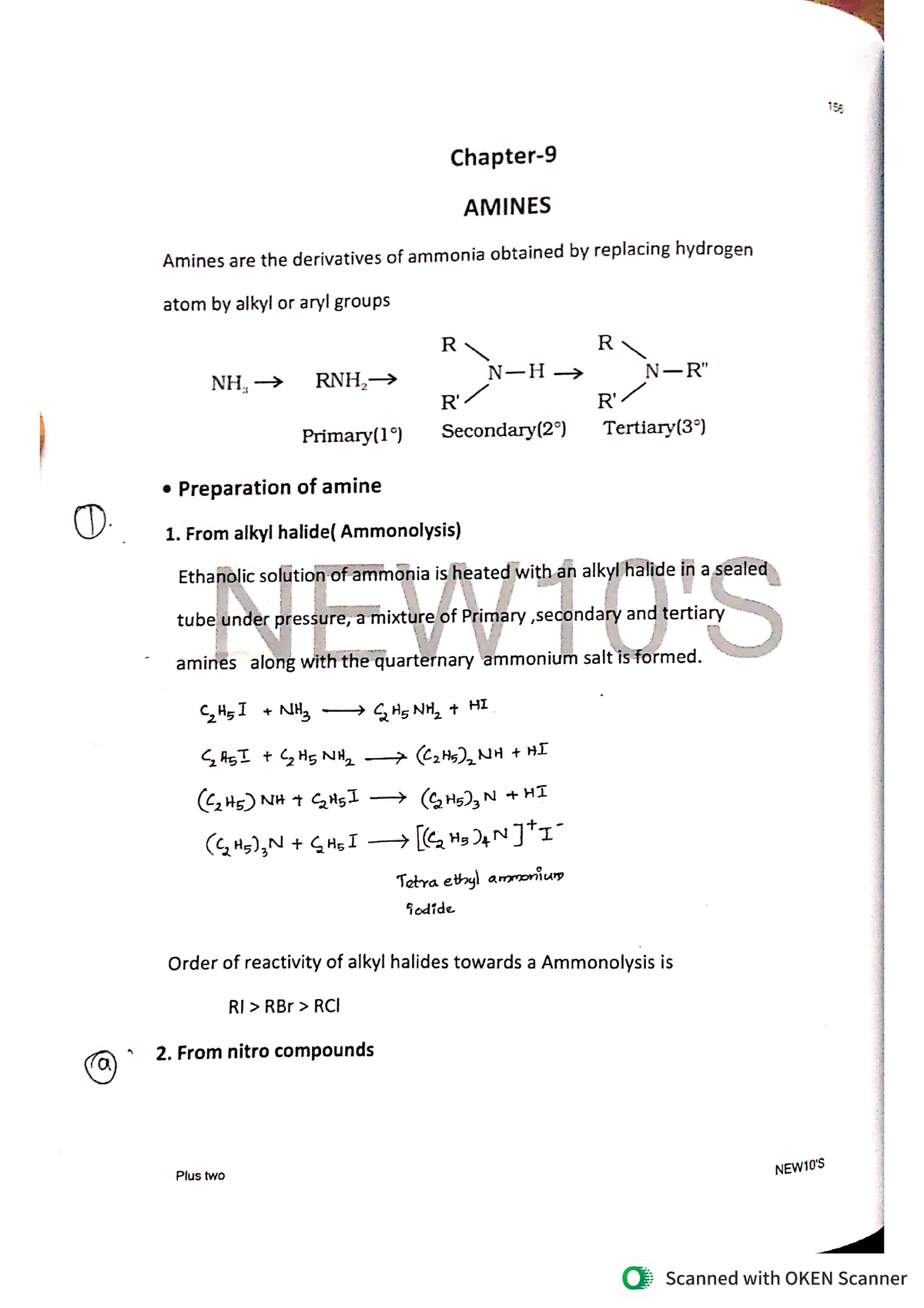 Chapter-9 Amines - Chemistry - Studocu