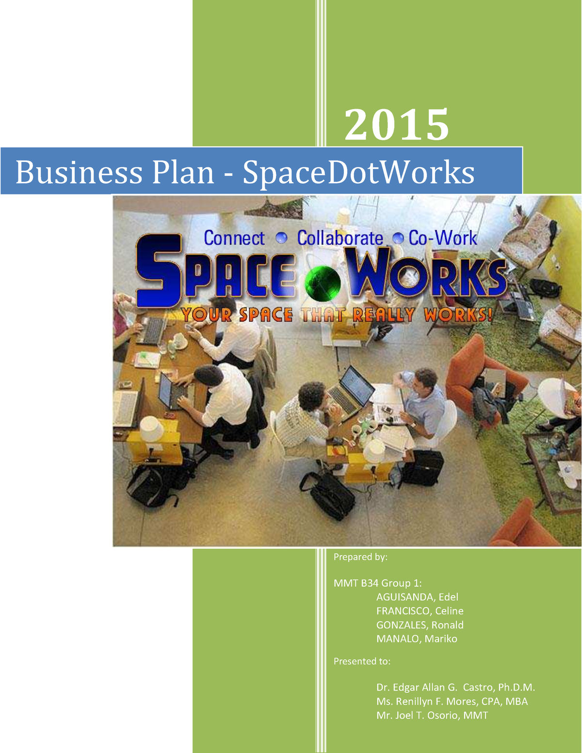 business plan coworking space