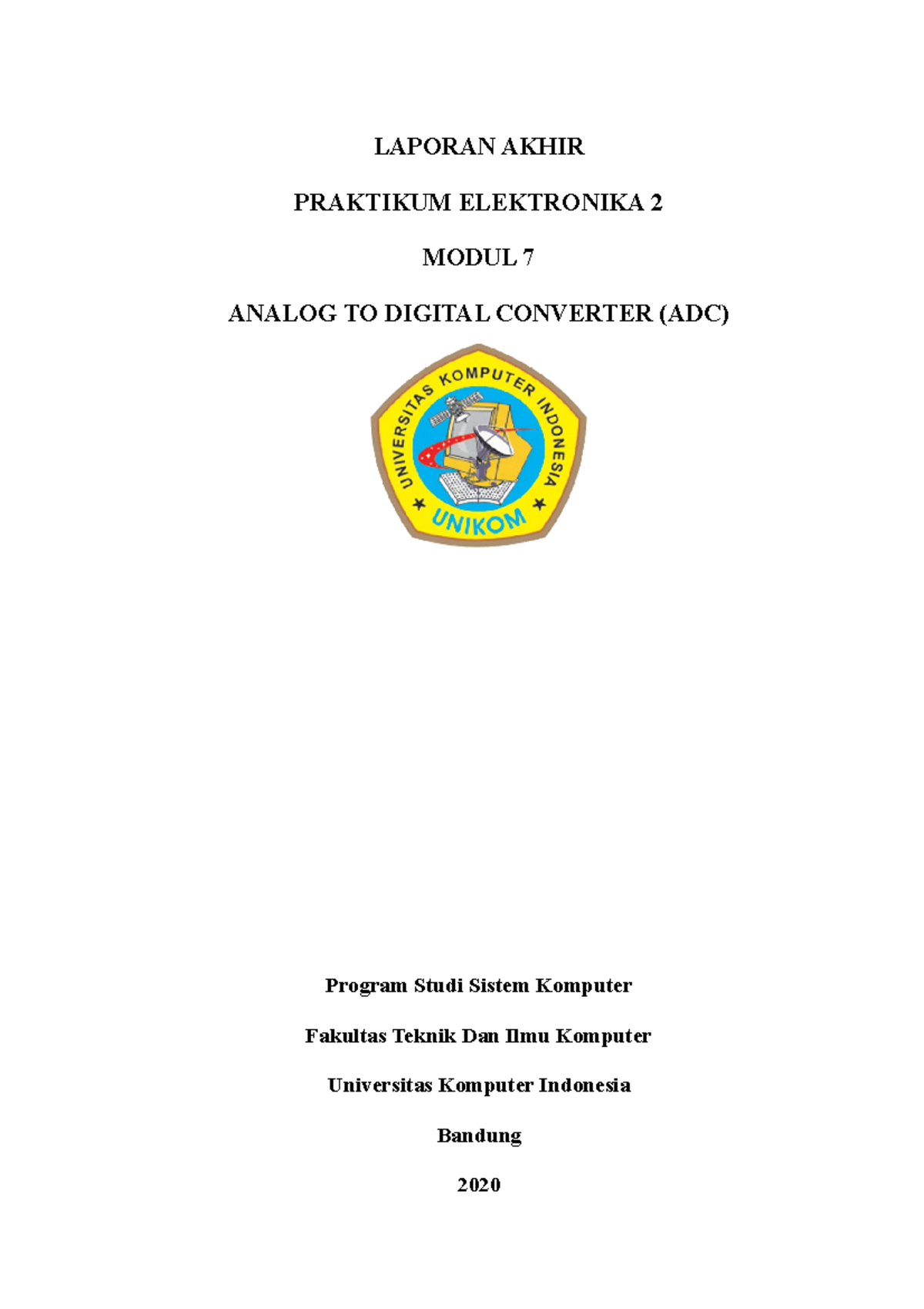 Laporan Modul 7 Akhir - Rangkaian Pada Multisim - LAPORAN AKHIR ...