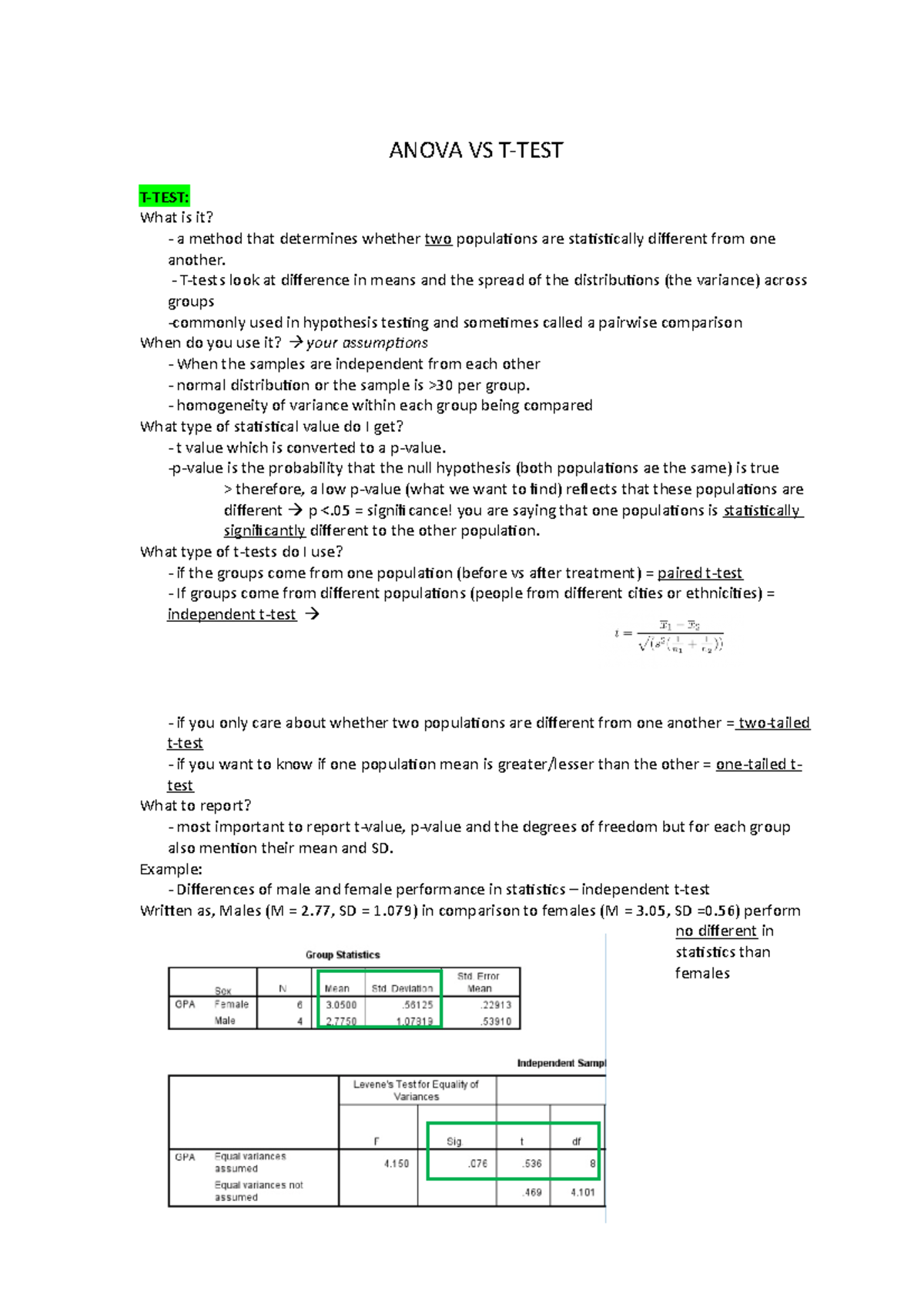 summary-of-the-difference-between-anova-and-t-test-anova-vs-t-test-t