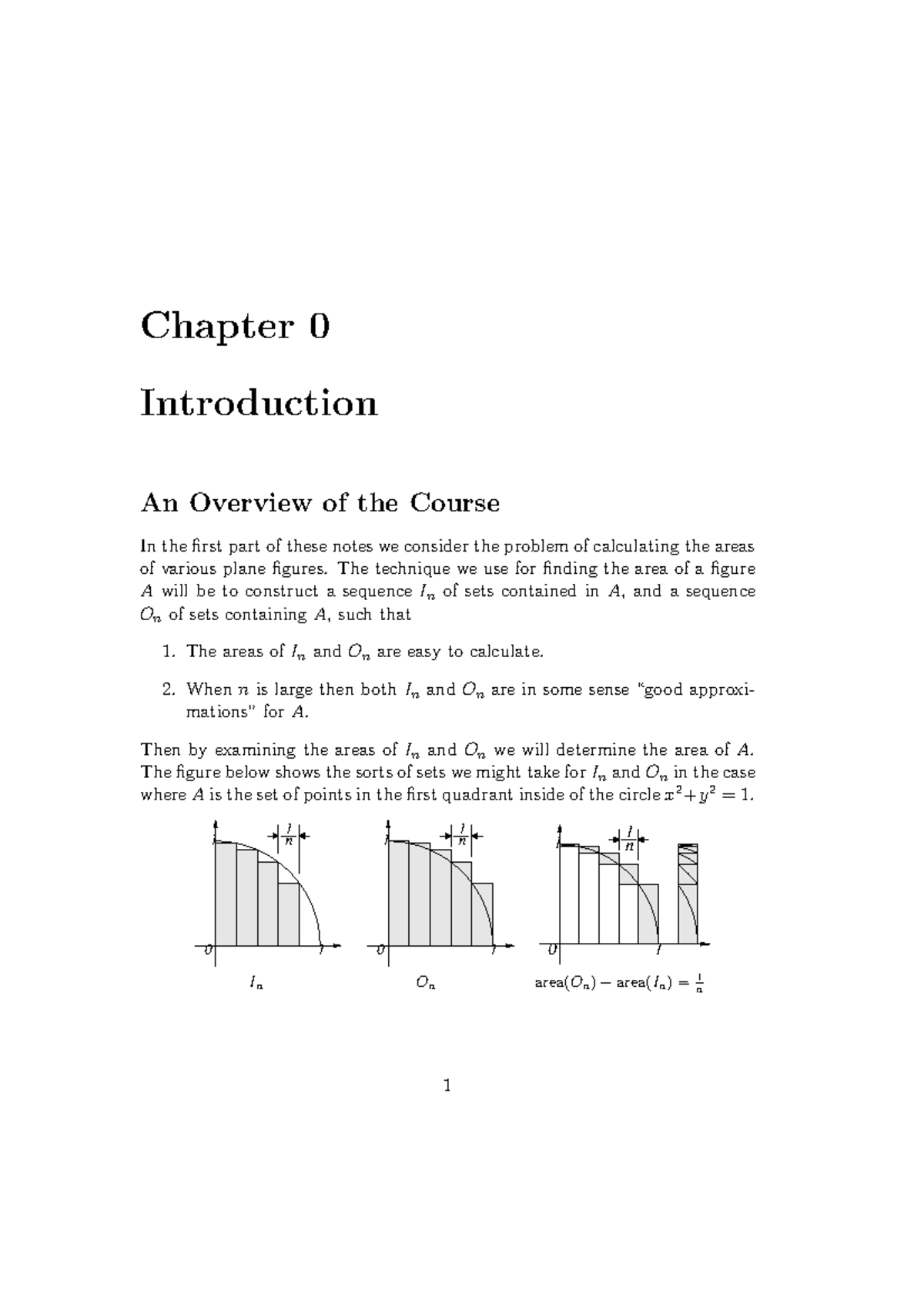 Chap00 - Chapter 0 Introduction An Overview of the Course In the first ...