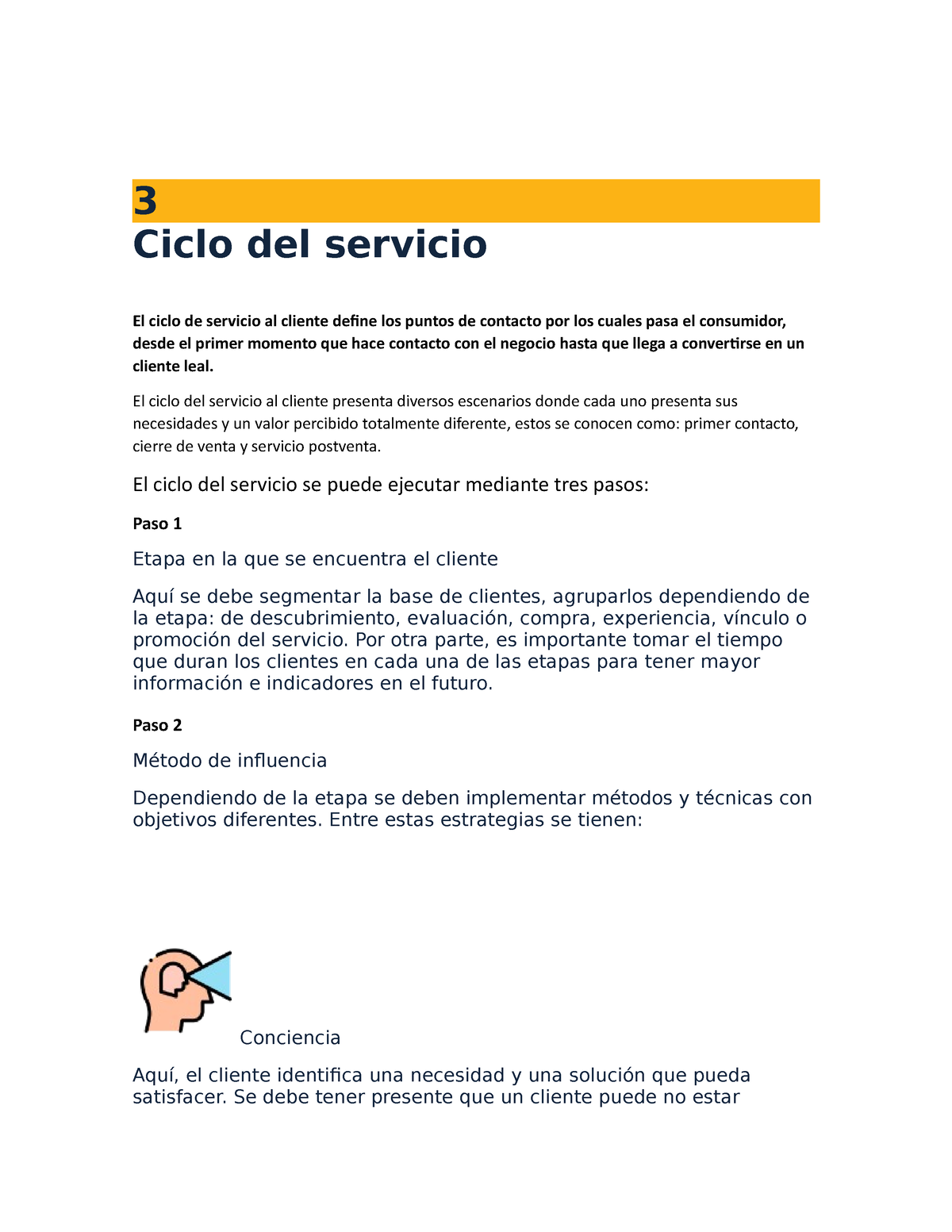 Ciclo De Servicio 3 Ciclo Del Servicio El Ciclo De Servicio Al Cliente Define Los Puntos De 5802