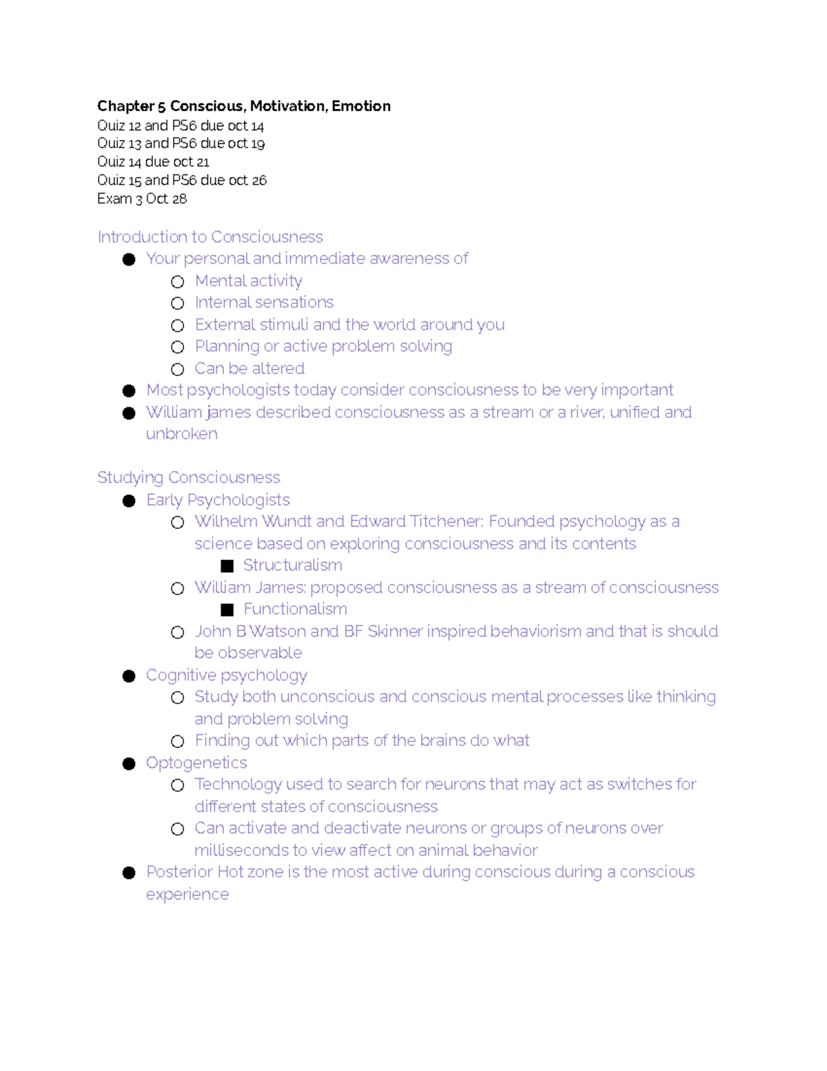 chapter-5-lecture-notes-psych-101-chapter-5-conscious-motivation