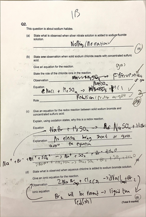 AQA Chemistry Required Practical 9: Variables and expected results ...