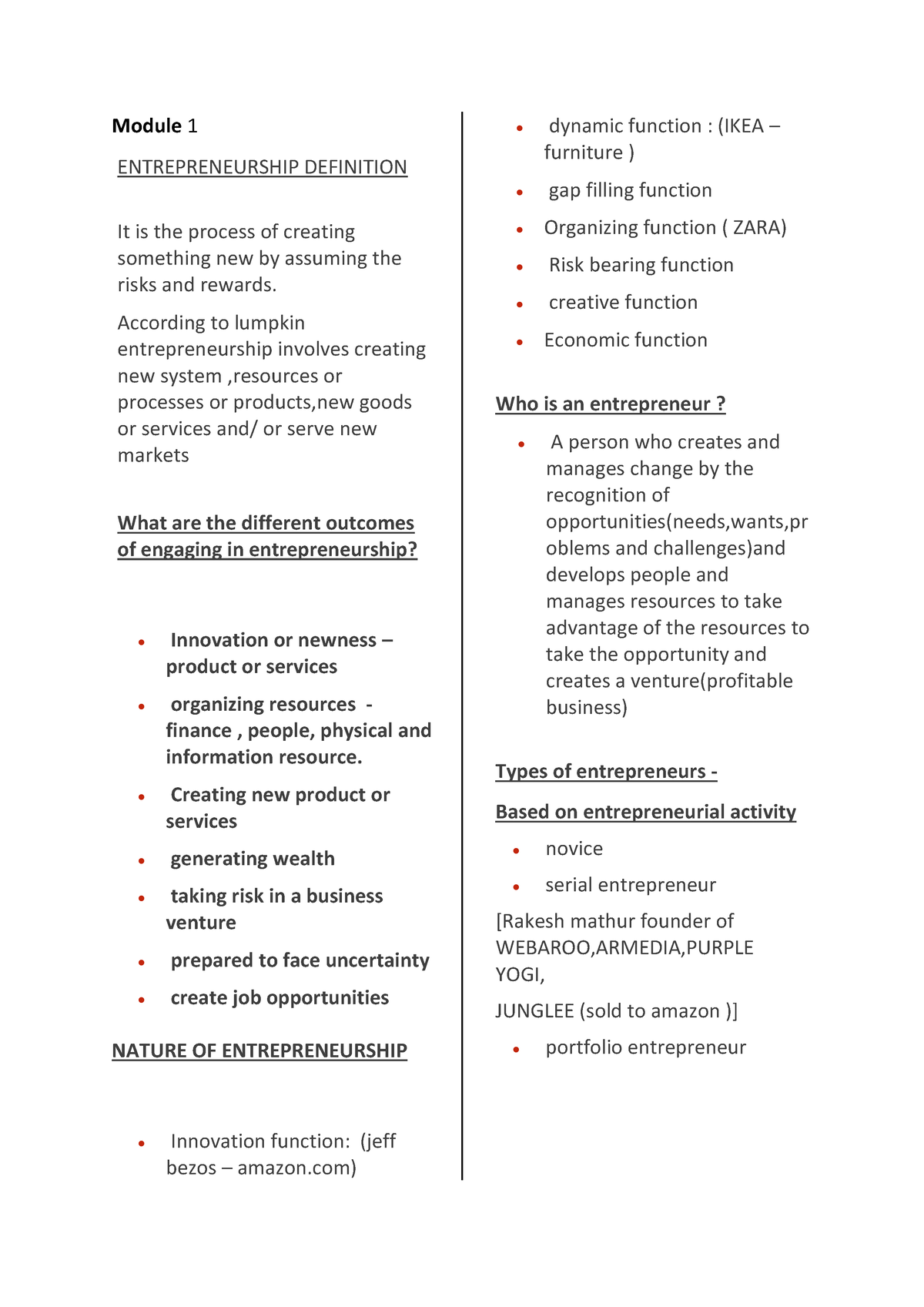 EDPM - Good - Entrepreneurship Development and Project management - Studocu