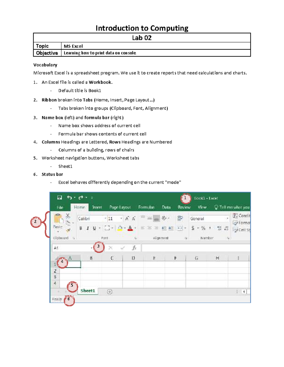 Lab 2 Microsoft Excel - This is tasks to practice in C++ language which ...