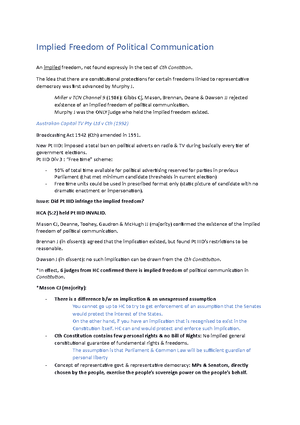 ACL - Lec 1 - Australian Constitution Law Notes - LPAB06 - USyd - Studocu