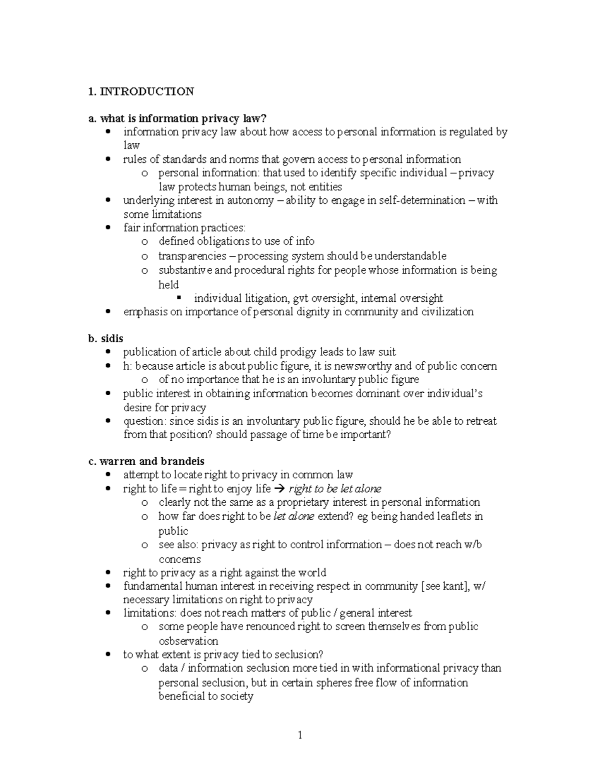 privacy law dissertation topics