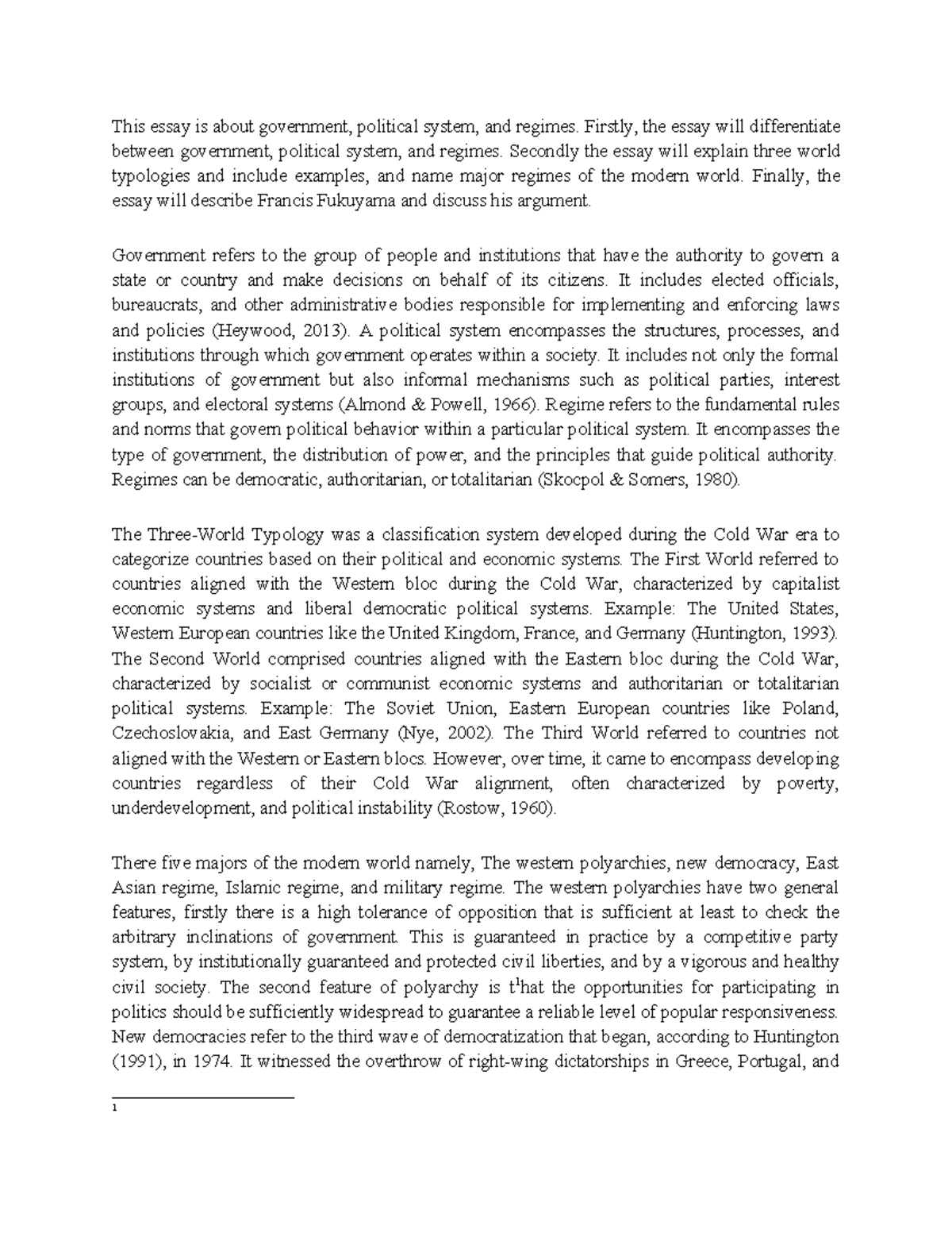 Studco - For More Info Find my Details - This essay is about government ...