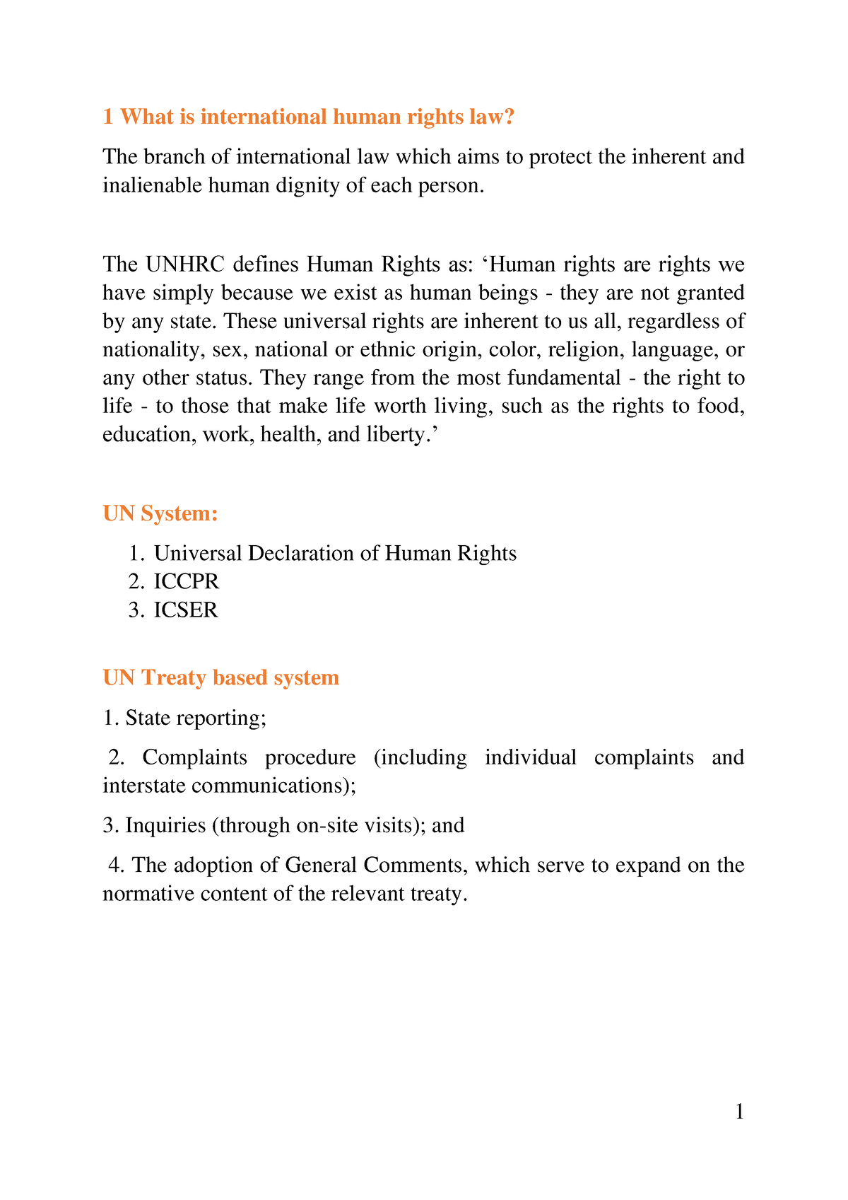 Sources Of International Human Rights Law Slideshare