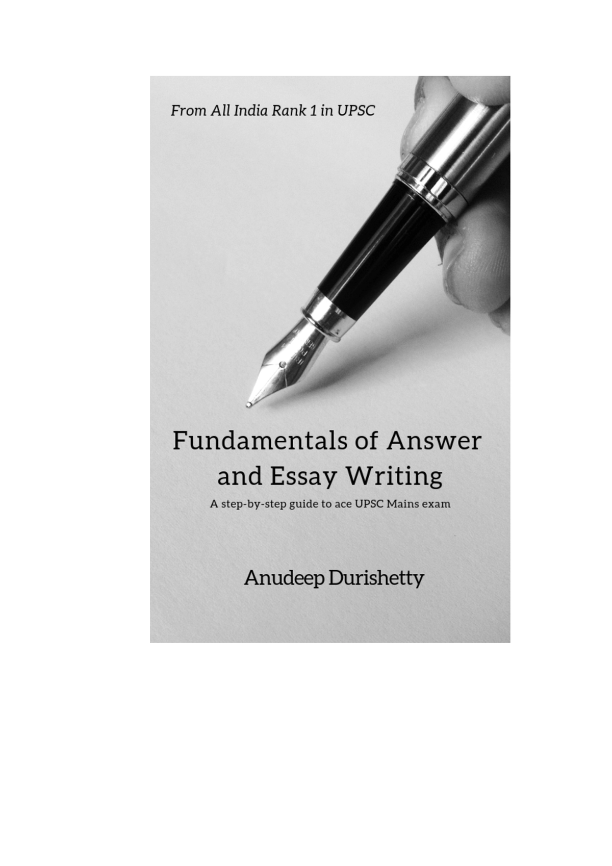 fundamentals of essay and answer writing book pdf