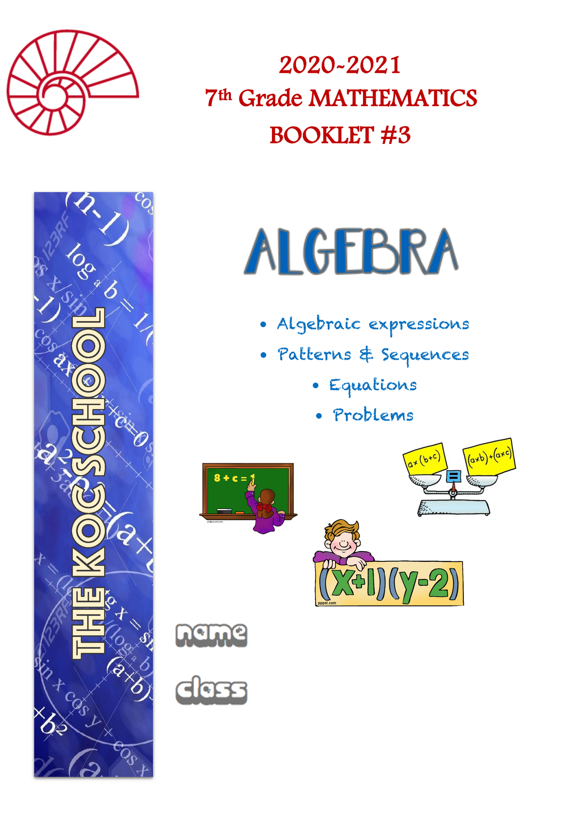Booklet 3 Algebra 7 Lecture Notes Gyyt Studocu