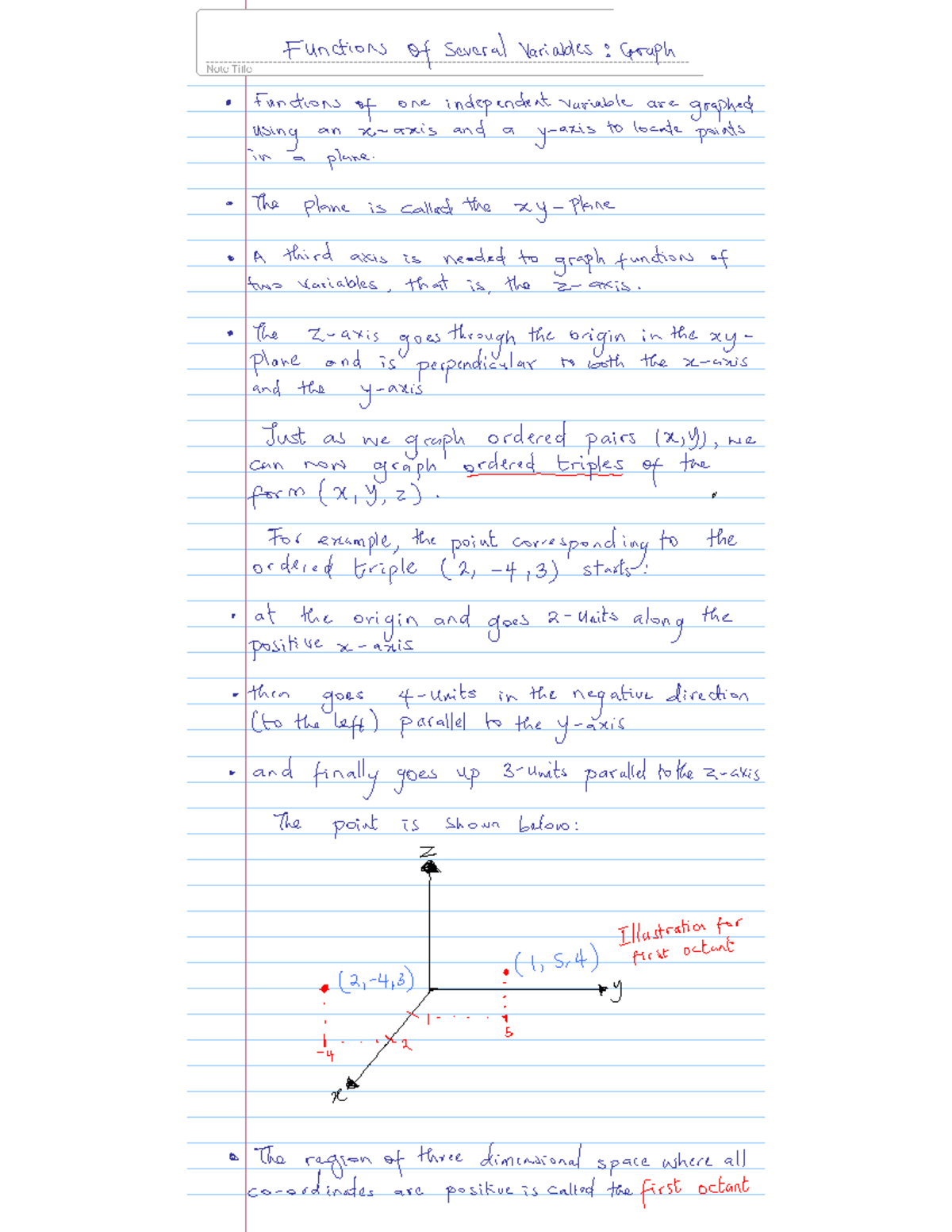 Extra Lecture 2 Notes - MATH143 - Studocu