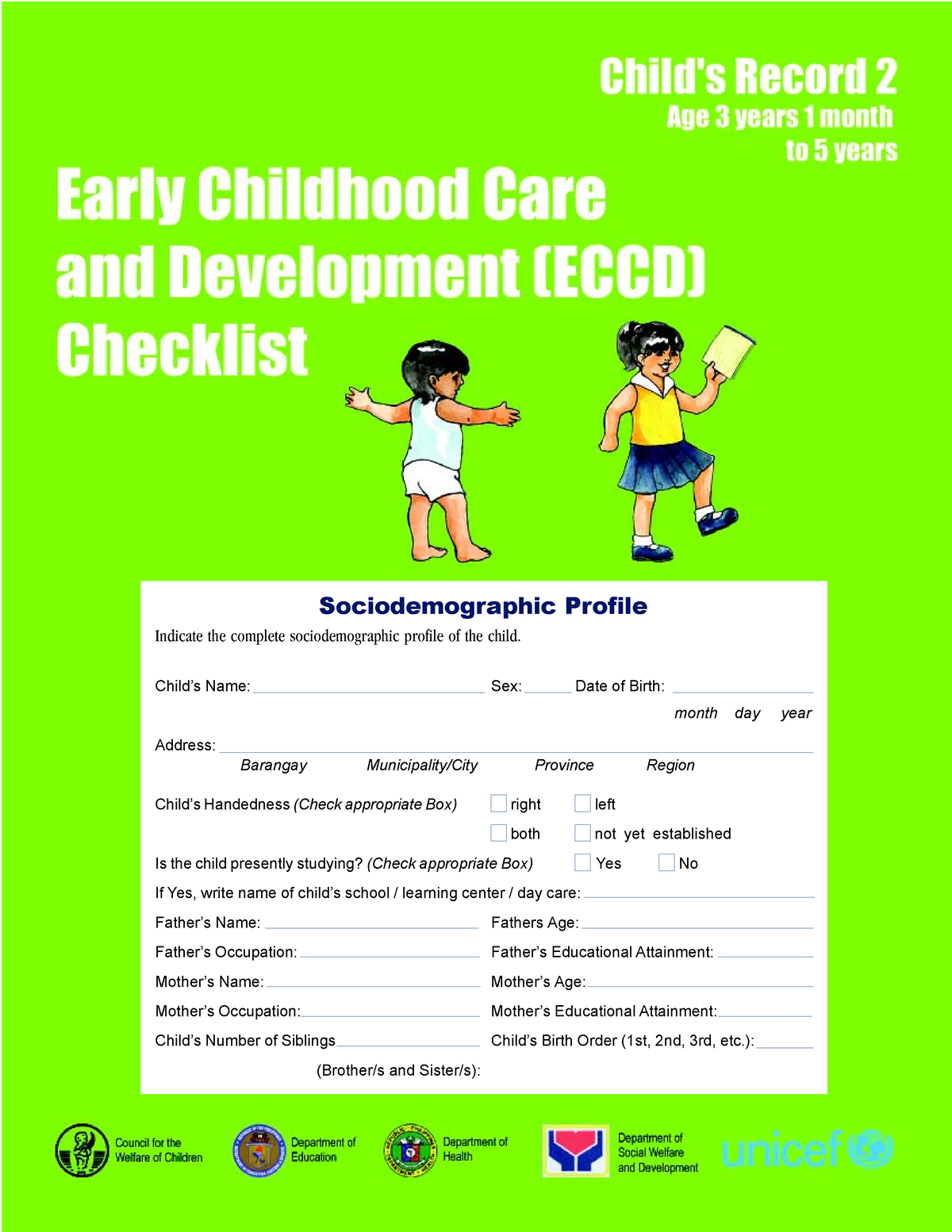 eccd-checklist-child-s-record-2-child-s-name-sex-date-of-birth