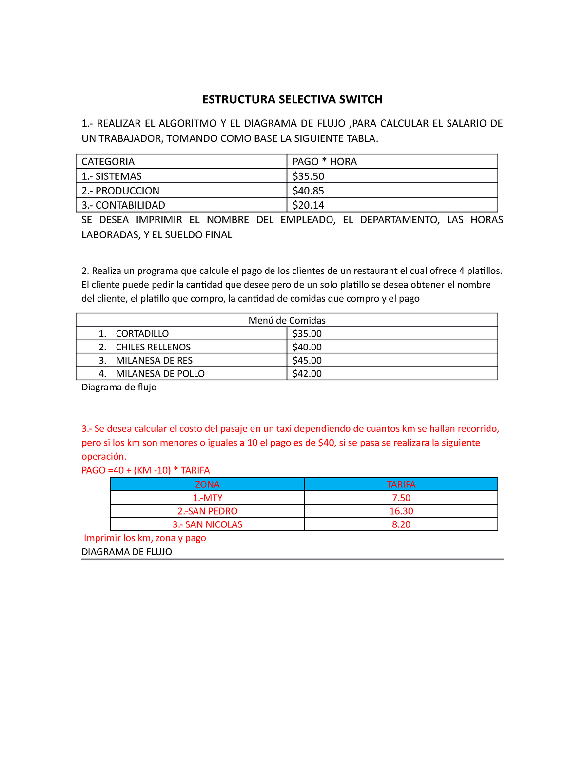 Diagramas De Flujo Y Codigo Con Switch 2 Mzo 2022 3 Estructura 6309