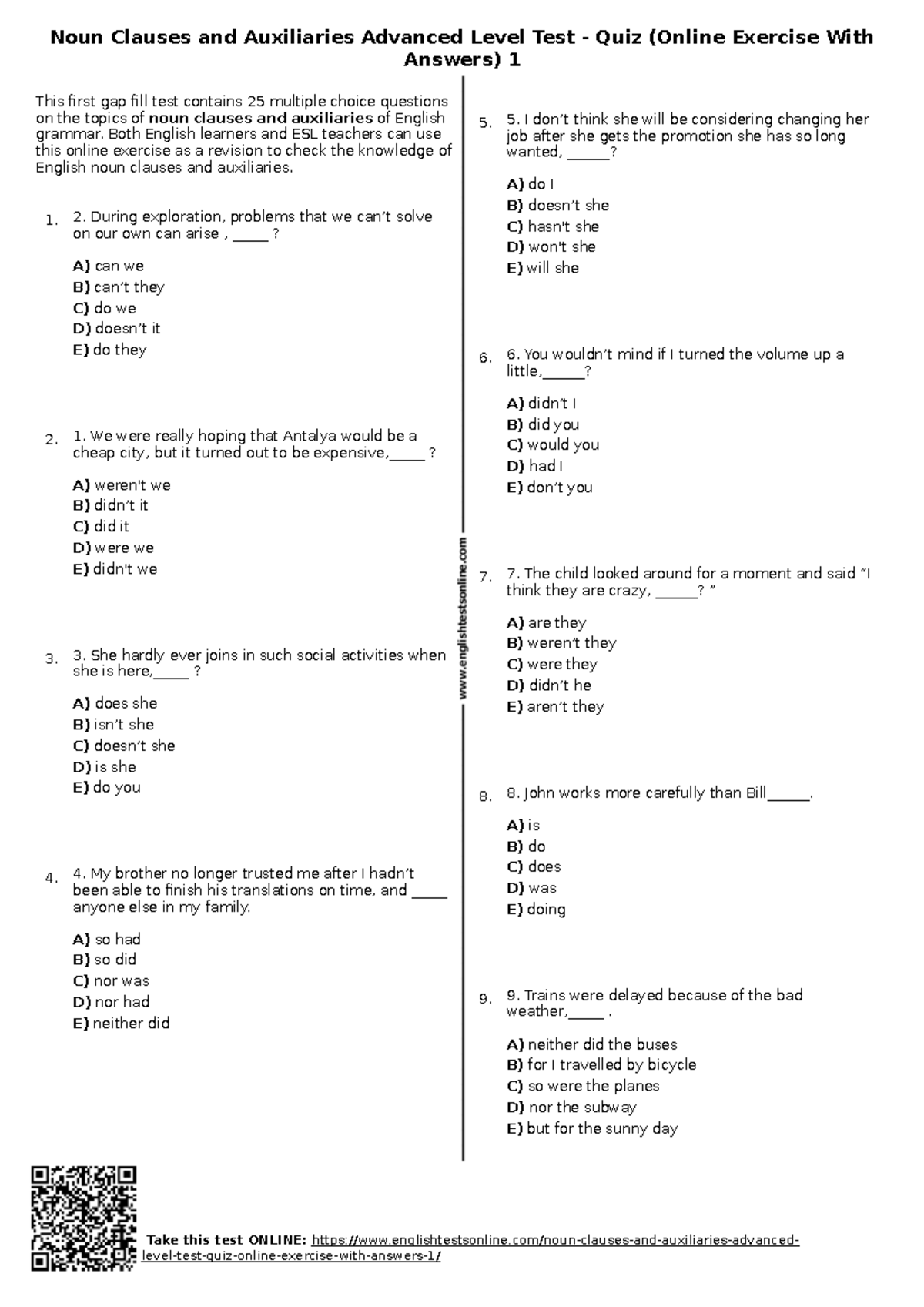 347 noun-clauses-and-auxiliaries-advanced-level-test-quiz-online ...