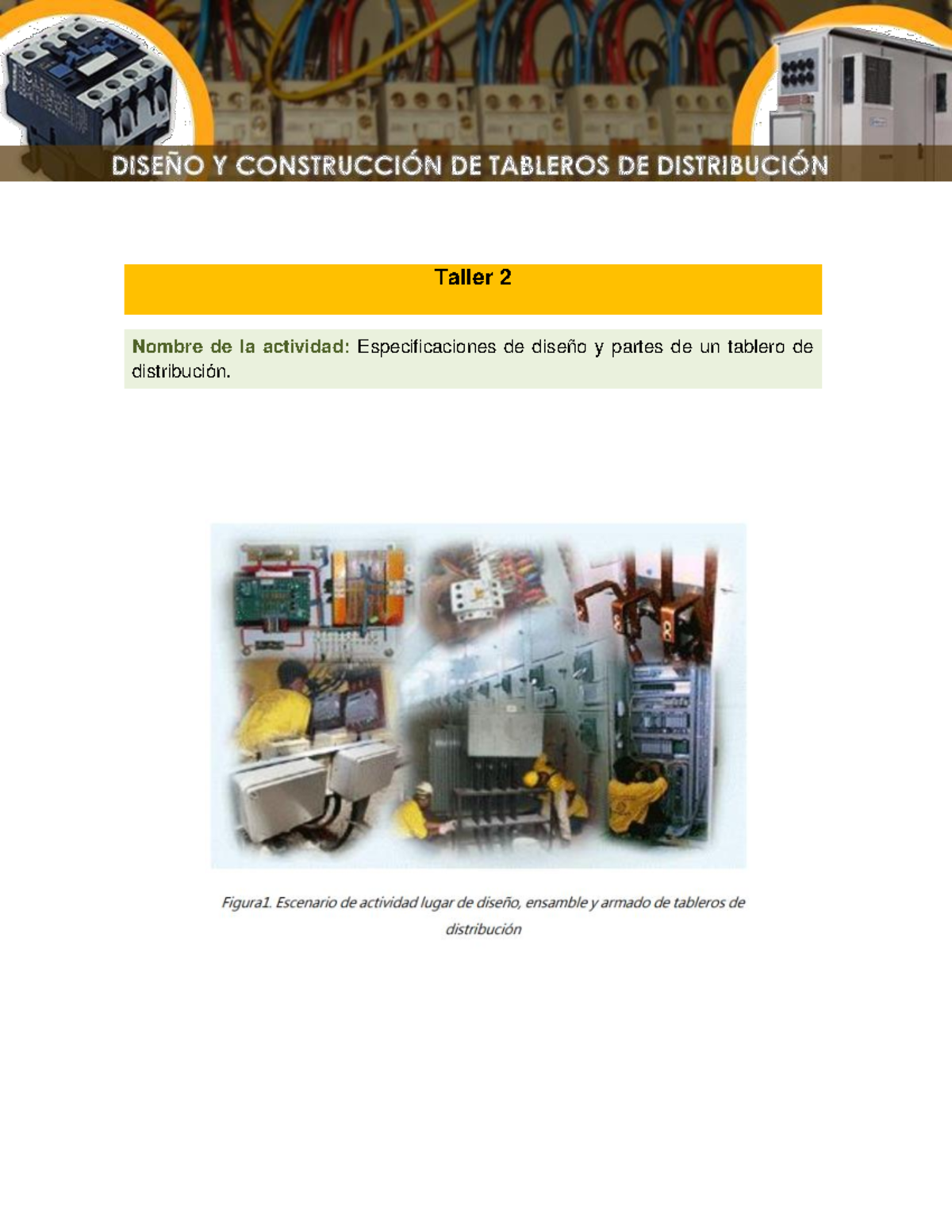 Actividad semana 2 ok - diseño y construccion de tableros de ...
