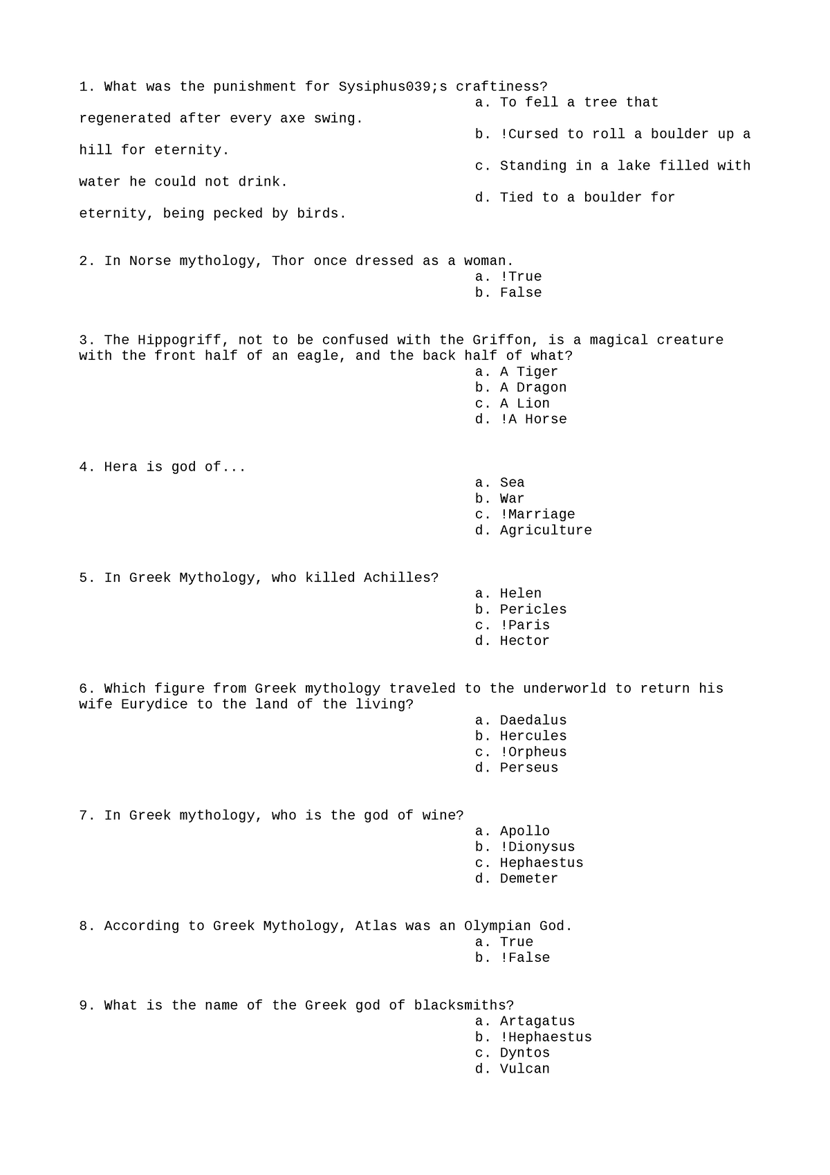 PHIL284 Infomation 6 - Assessment - What was the punishment for ...