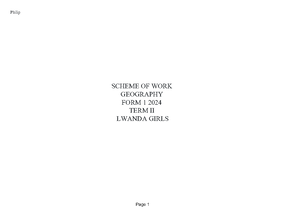 FORM TWO Marking Scheme - CHEPSEON COMPLEX HIGH SCHOOL FORM TWO SERIES ...