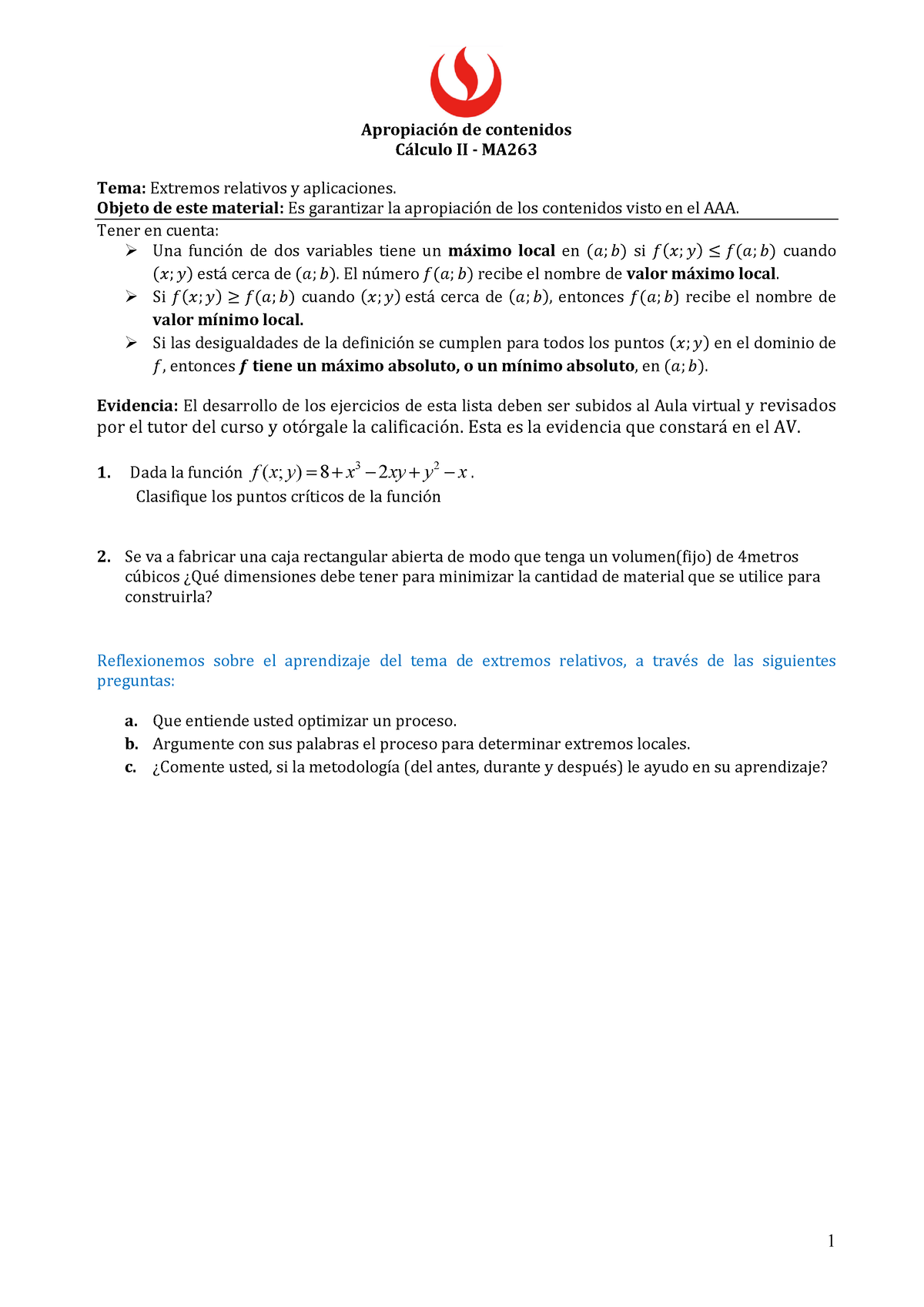 Sem 5- Despues Apropiación De Contenido Estudiante - 1 Apropiación De ...