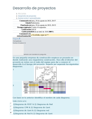 Semana 2 Desarrollo de proyectos - Desarrollo de proyectos 1. Mis ...