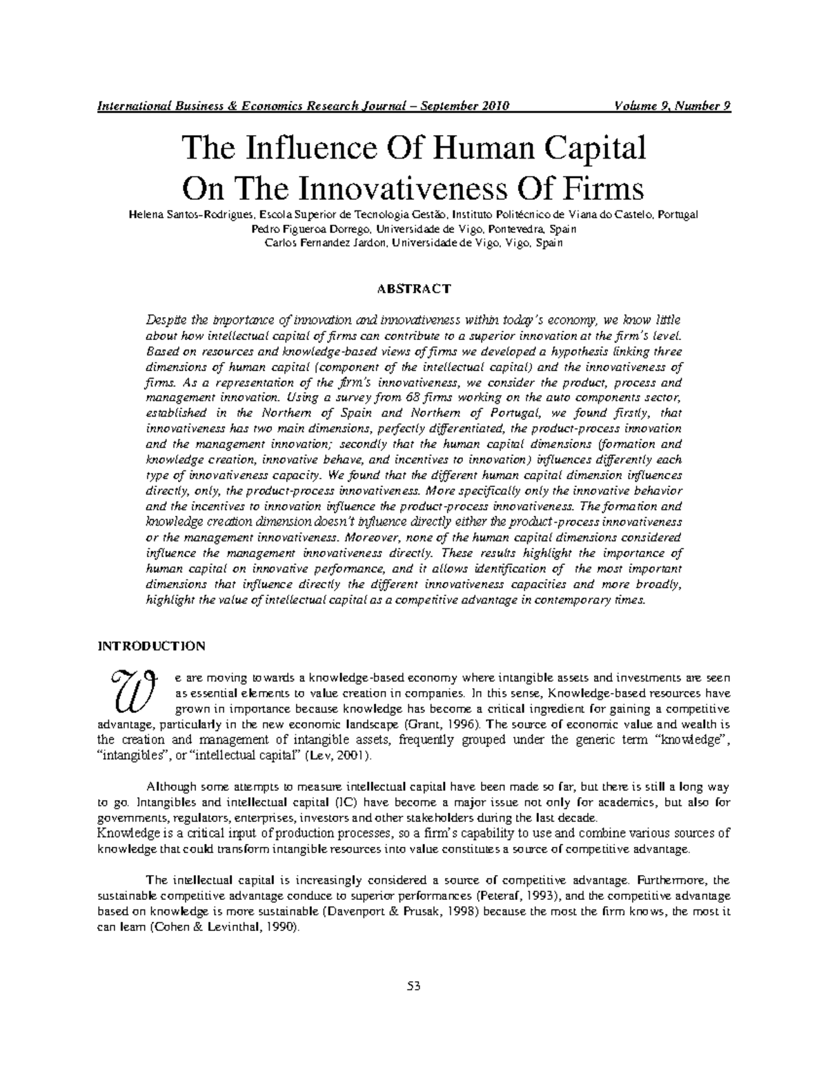 HSR - Human Capital - mjdtj - The Influence Of Human Capital On The ...