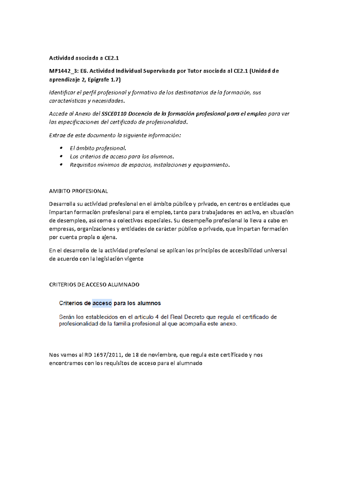 MF1442 Tarea Tutor Activiadad Asociada CE 2 1 Eval E6 - Actividad ...